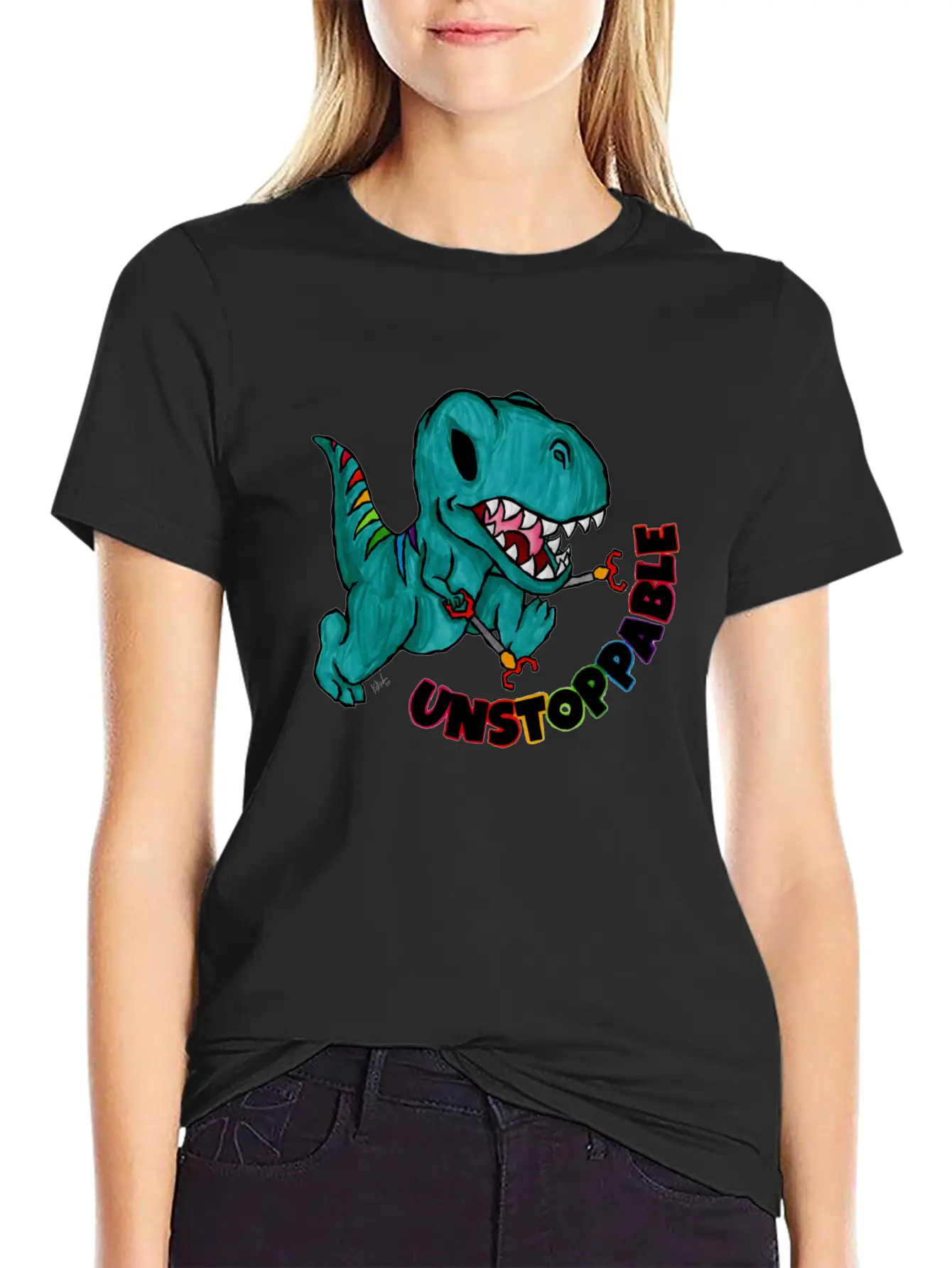 Unstoppable Basic Graphic T-Shirt – Daily Comfort In Soft Cotton