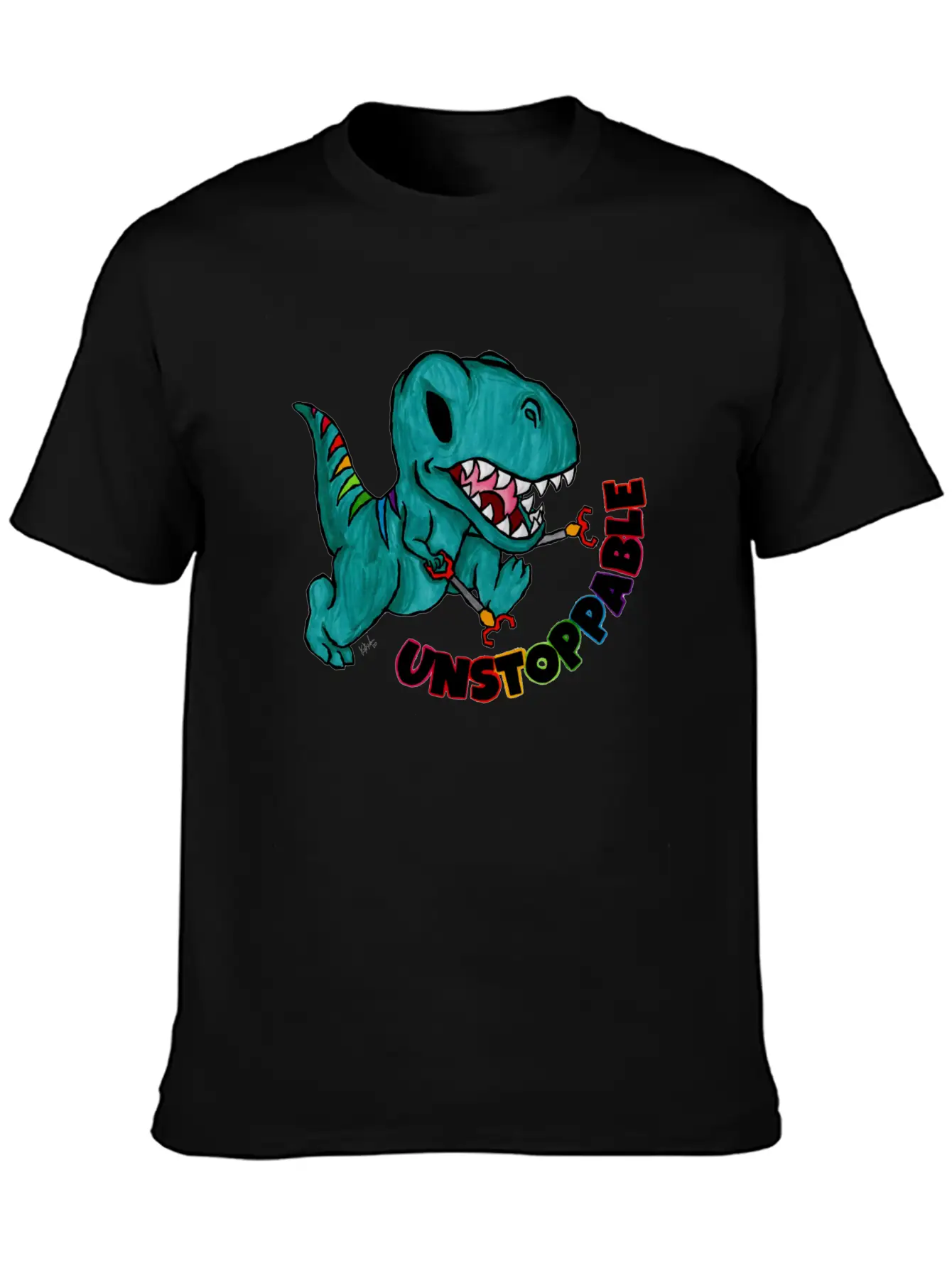 Unstoppable Basic Graphic T-Shirt – Daily Comfort In Soft Cotton