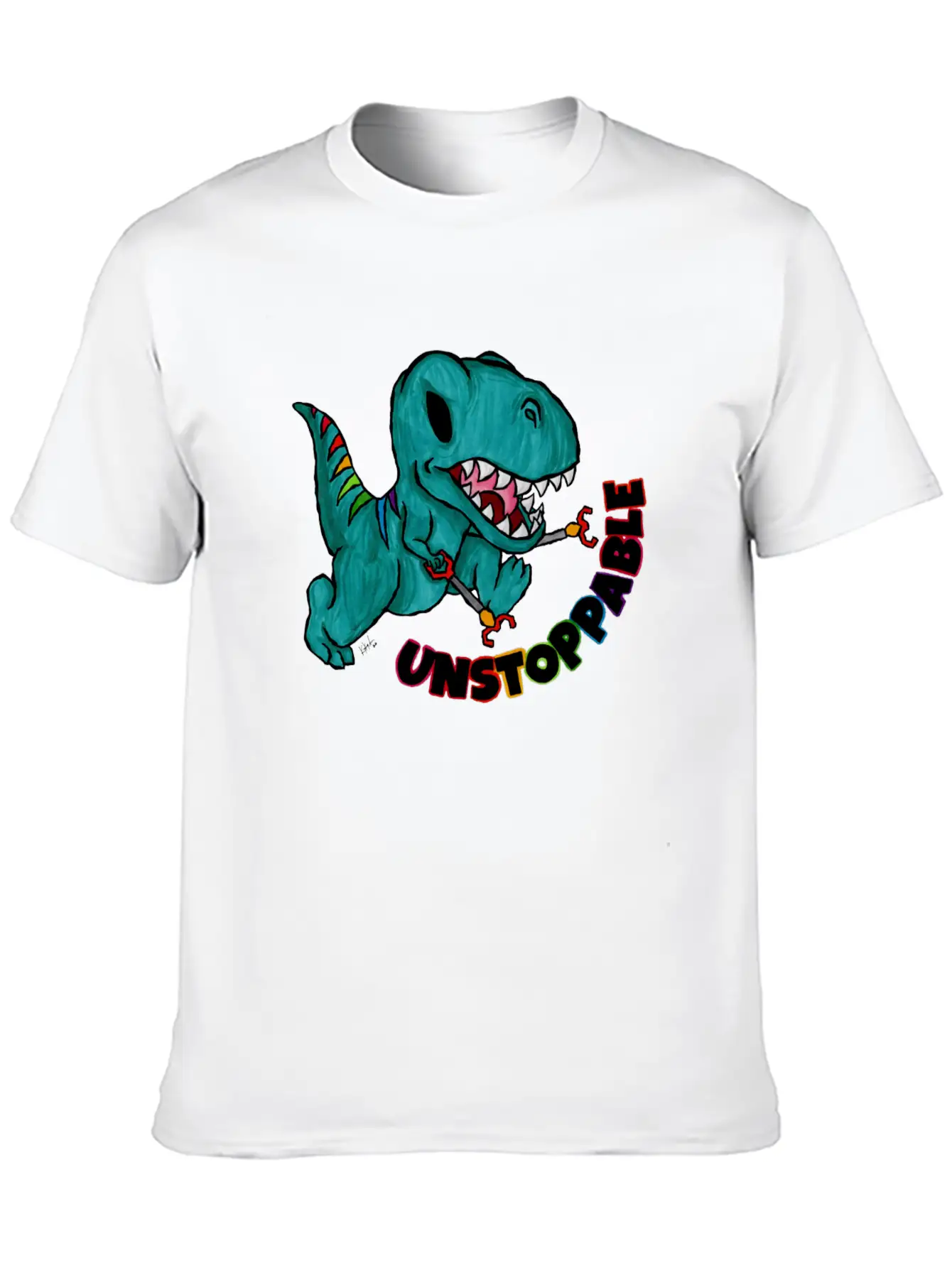 Unstoppable Basic Graphic T-Shirt – Daily Comfort In Soft Cotton