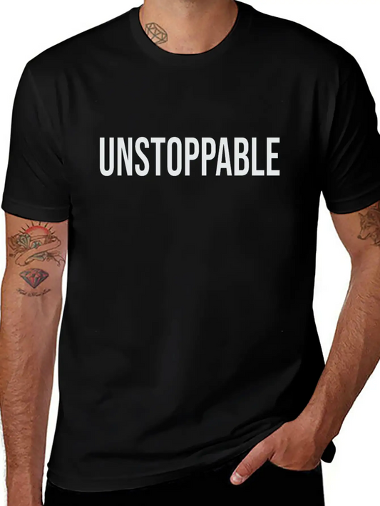 Unstoppable Unisex Short Sleeve Soft Cotton T-Shirt – Casual Everyday Wear