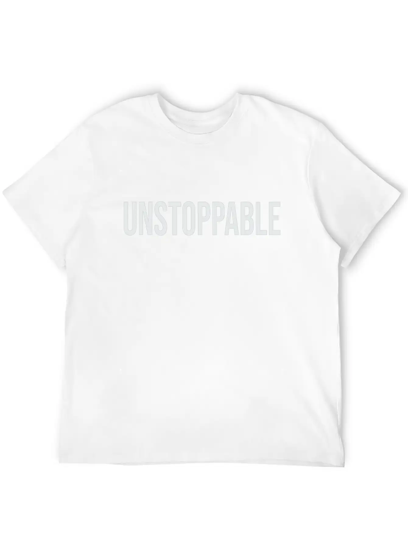 Unstoppable Unisex Short Sleeve Soft Cotton T-Shirt – Casual Everyday Wear