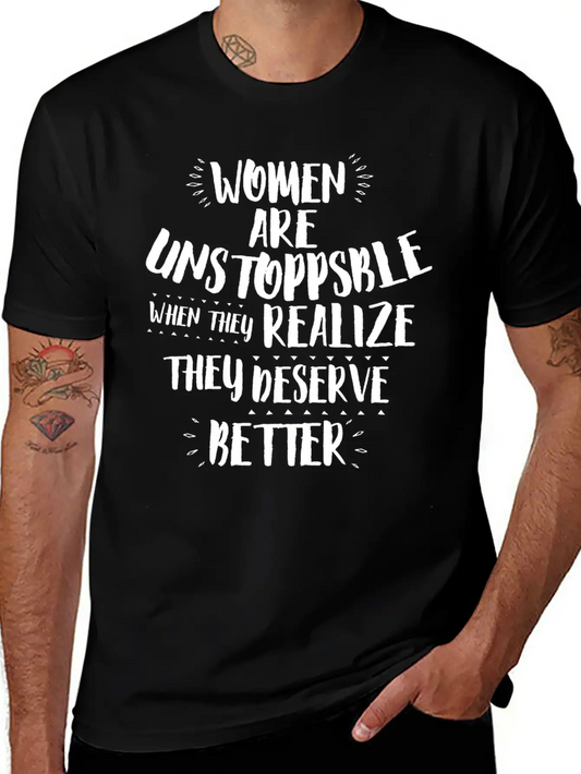 Unstoppsble T-Shirt Timeless Short Sleeve Tee – Comfy And Minimalist Design