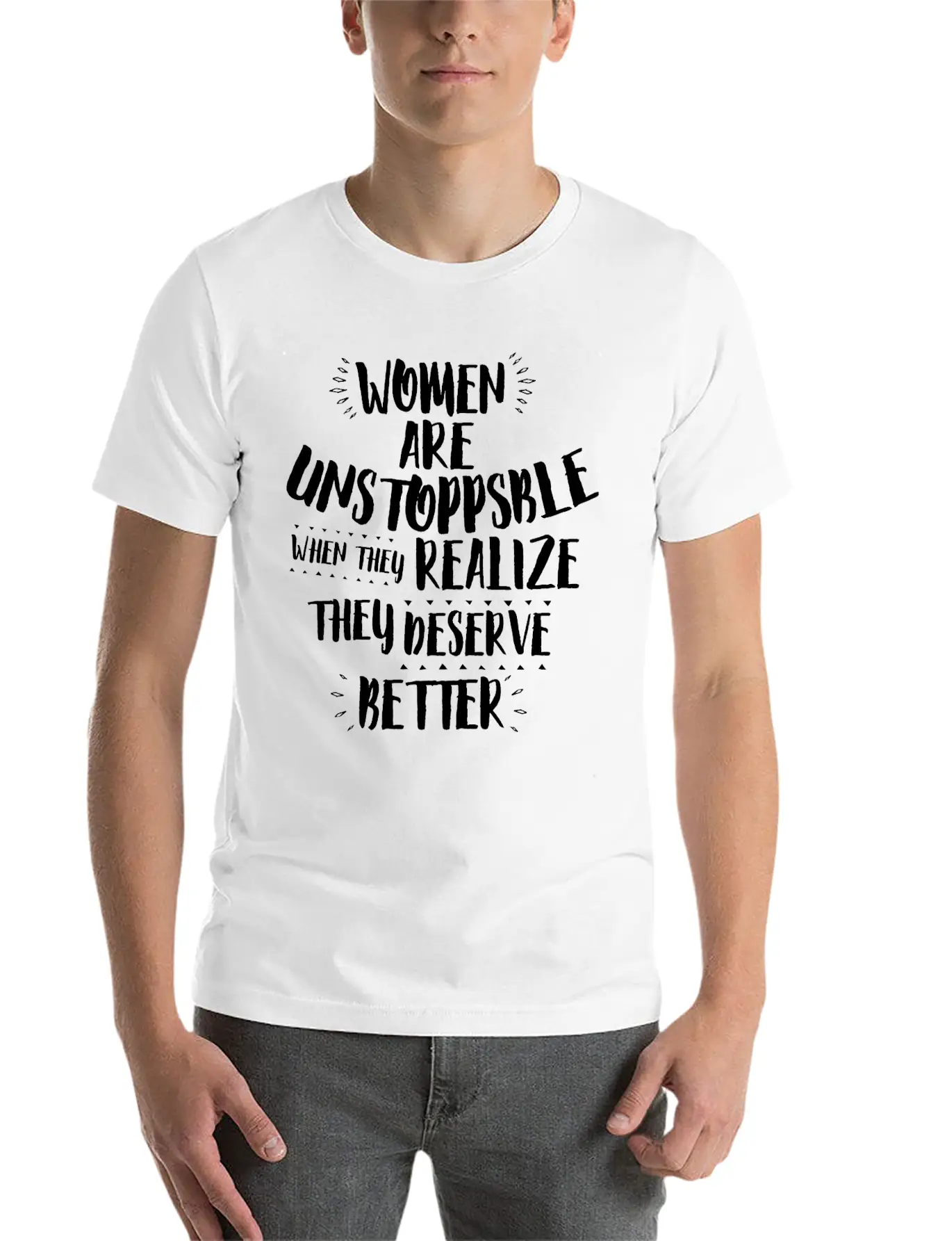 Unstoppsble T-Shirt Timeless Short Sleeve Tee – Comfy And Minimalist Design
