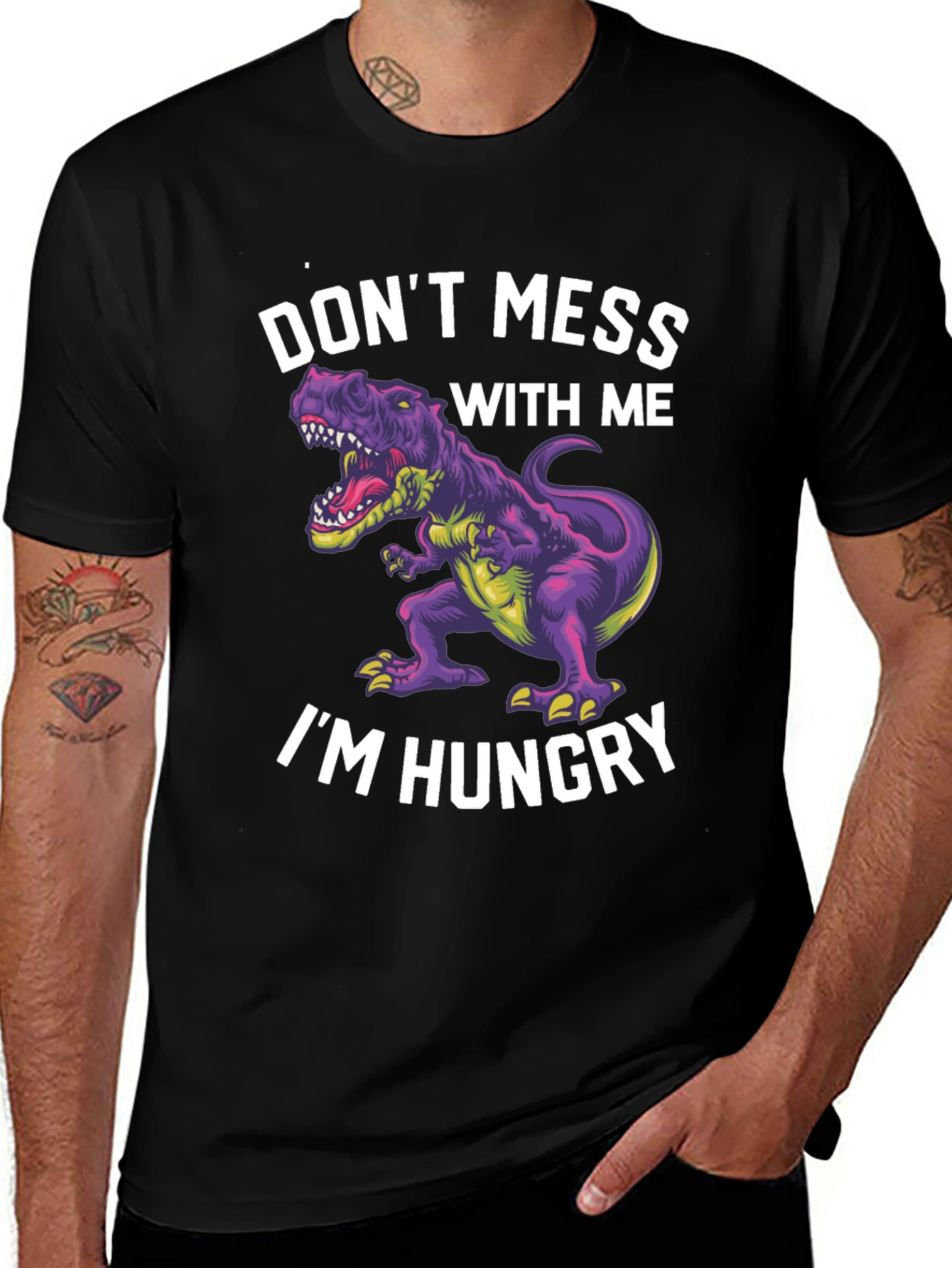Dinosaur T-Shirt - Dont Mess With Me Im Hungry!