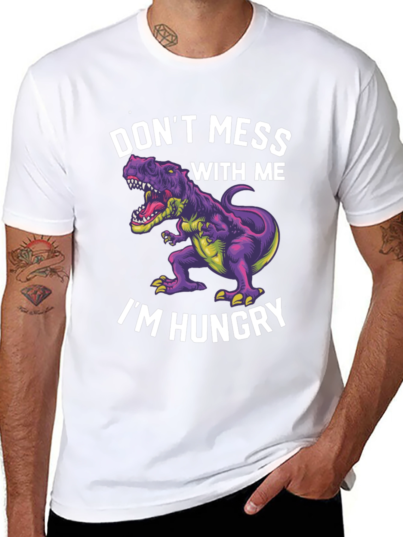 Dinosaur T-Shirt - Dont Mess With Me Im Hungry!