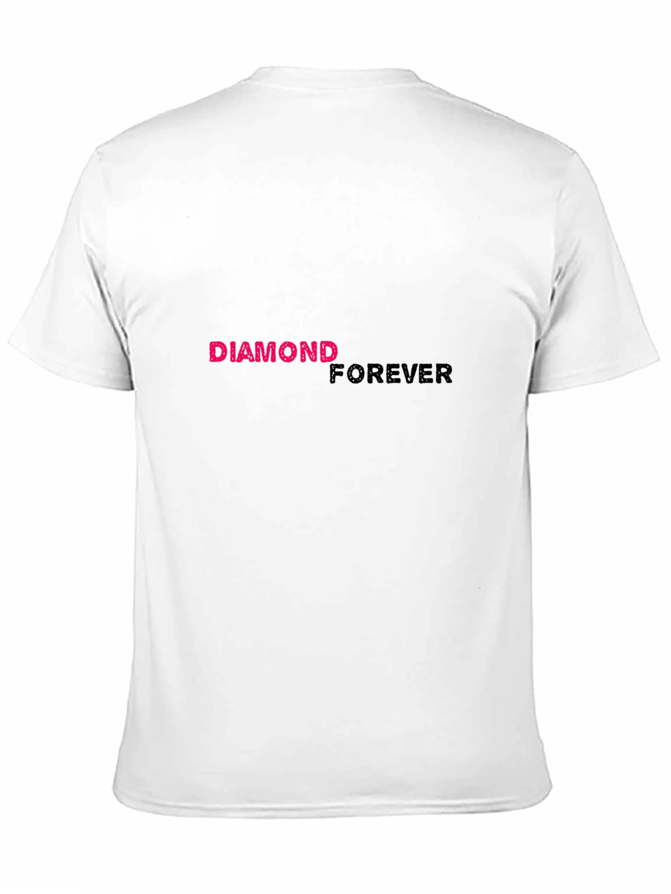 Diamond Forever Graphic T-Shirt - Stylish Black Tee