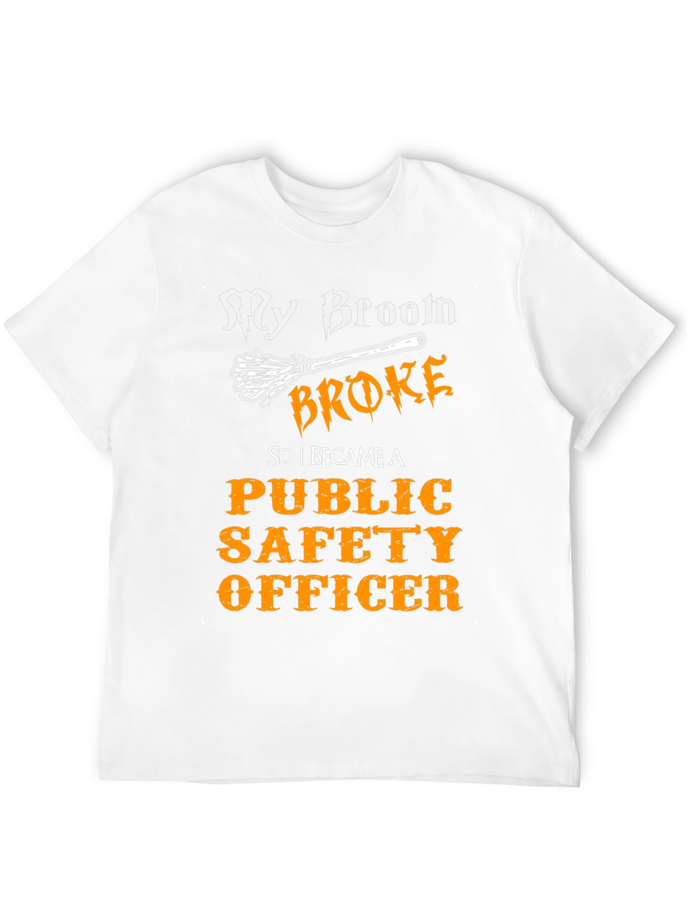 Funny Public Safety Officer Halloween T-Shirt