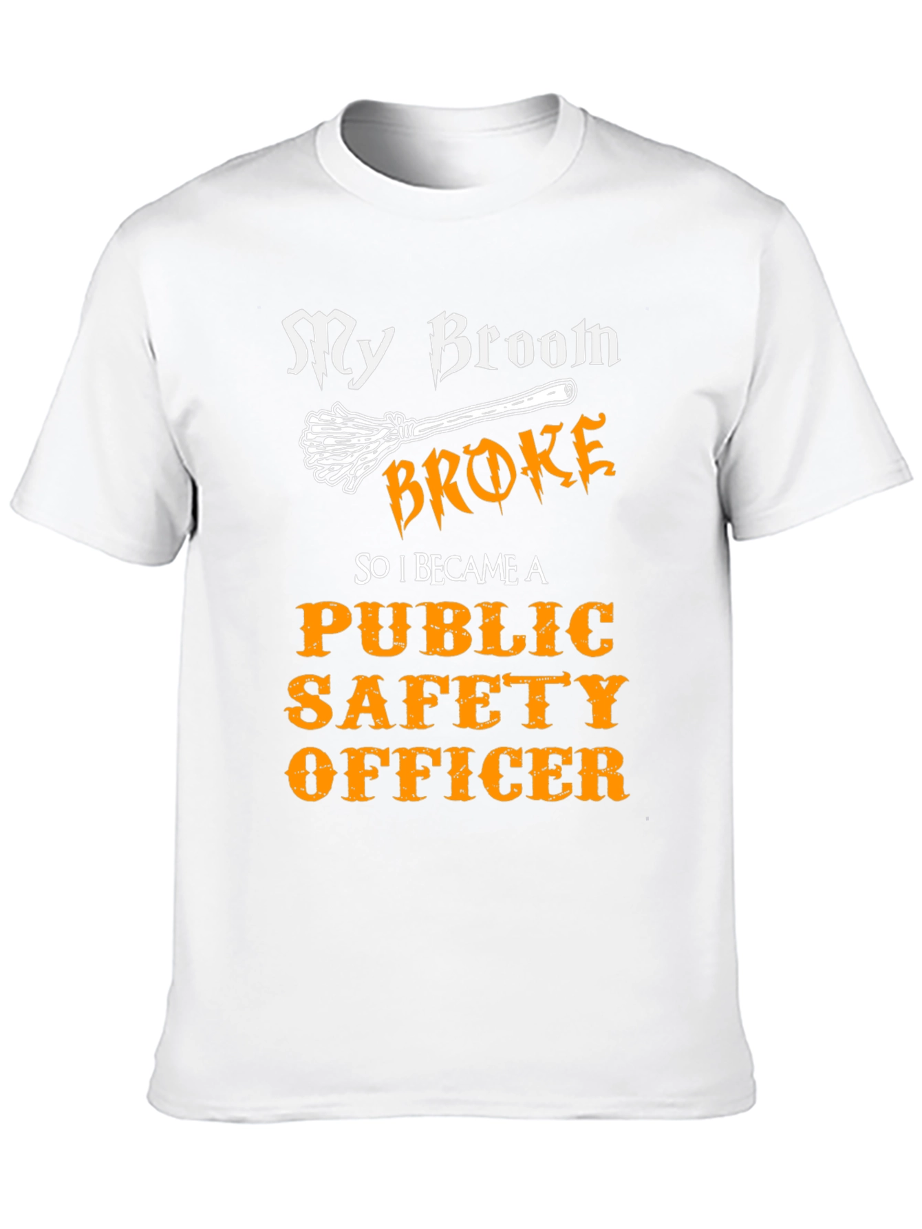 Funny Public Safety Officer Halloween T-Shirt