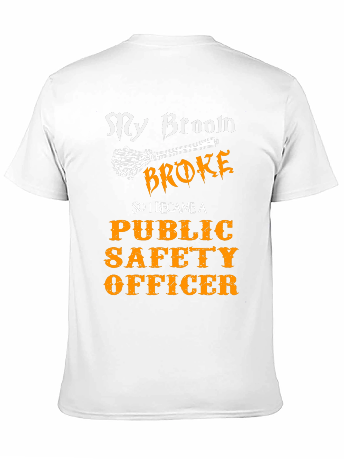 Funny Public Safety Officer Halloween T-Shirt
