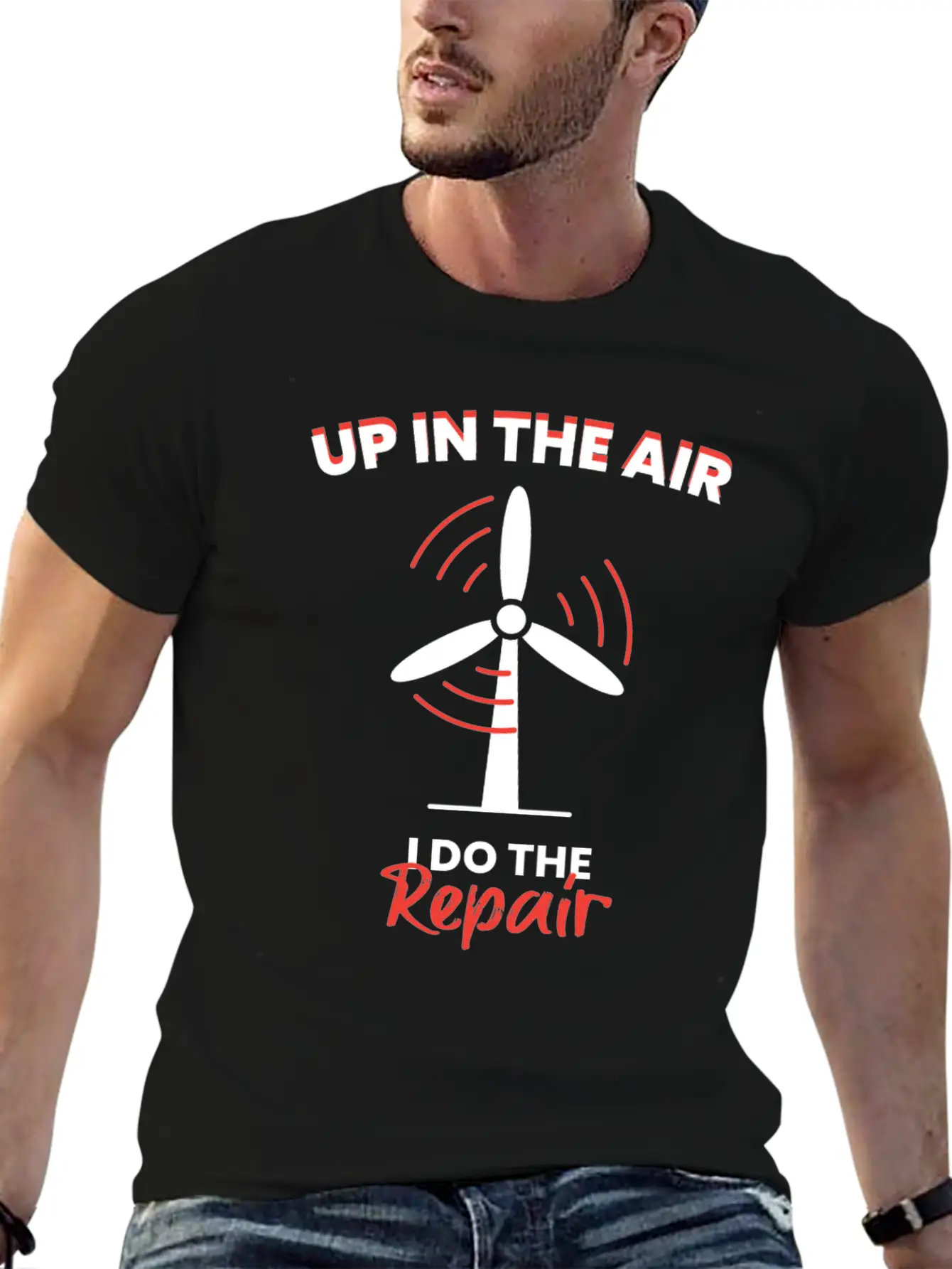 Up In The Air Wind Wind Power Wind Stylish Everyday T-Shirt – Unisex Basic Cotton Tee