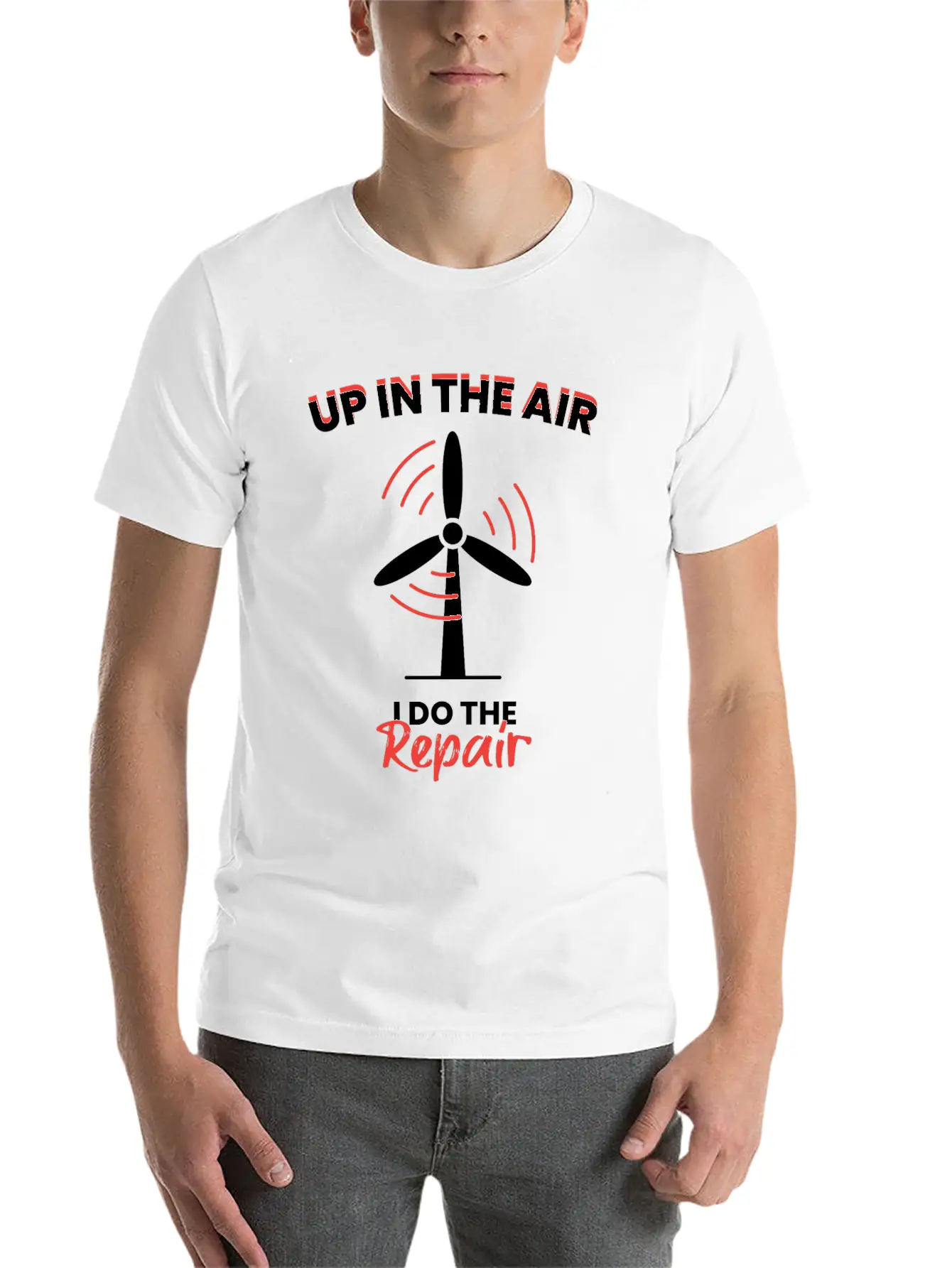 Up In The Air Wind Wind Power Wind Stylish Everyday T-Shirt – Unisex Basic Cotton Tee