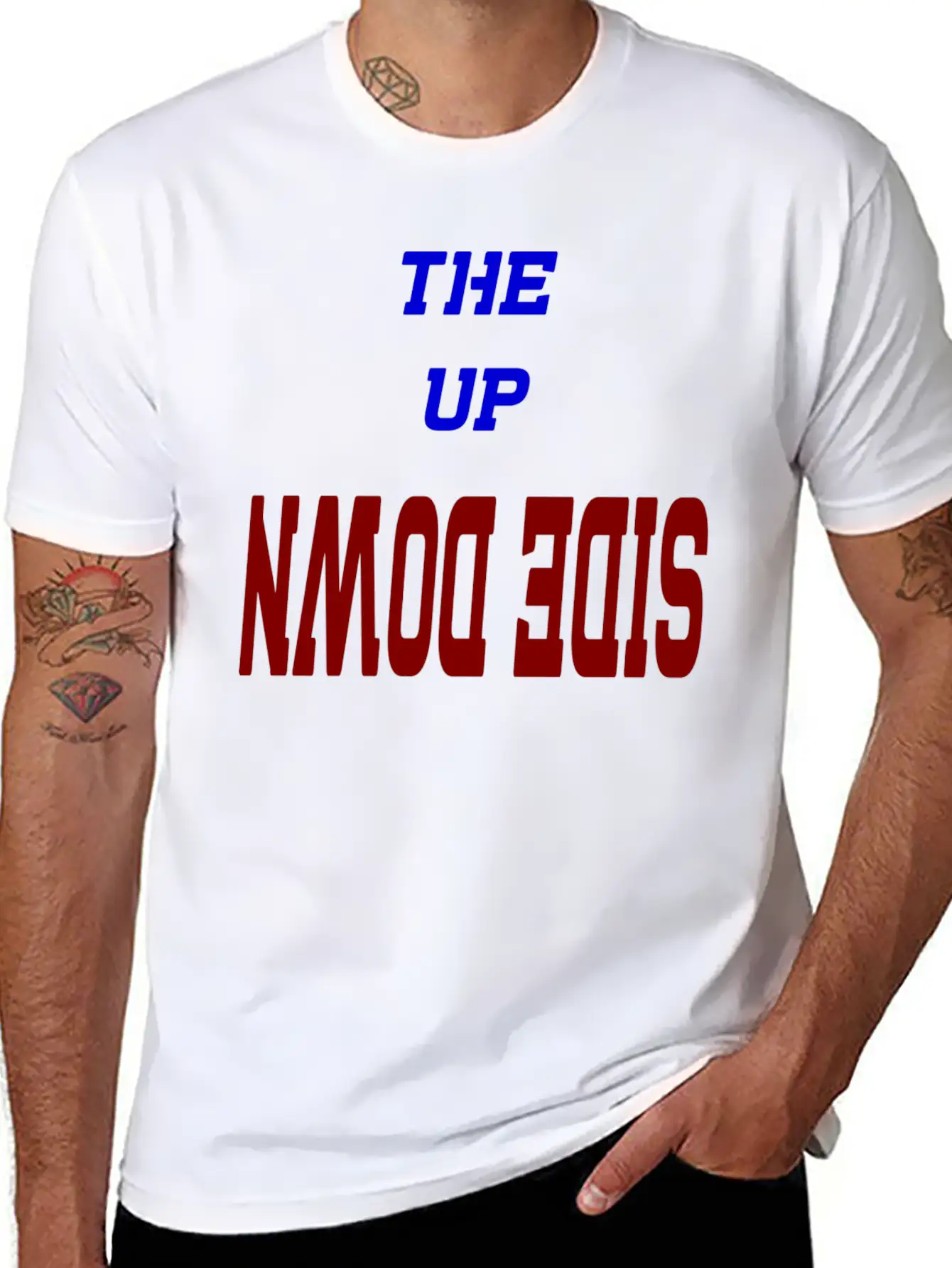 Up Side D Timeless Short Sleeve Tee – Comfy And Minimalist Design