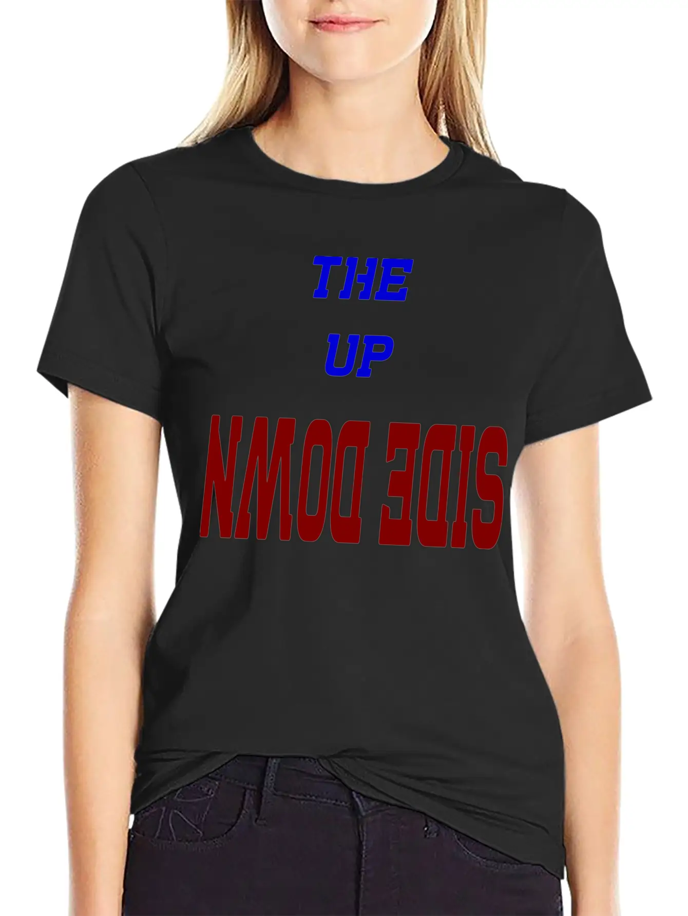 Up Side D Timeless Short Sleeve Tee – Comfy And Minimalist Design