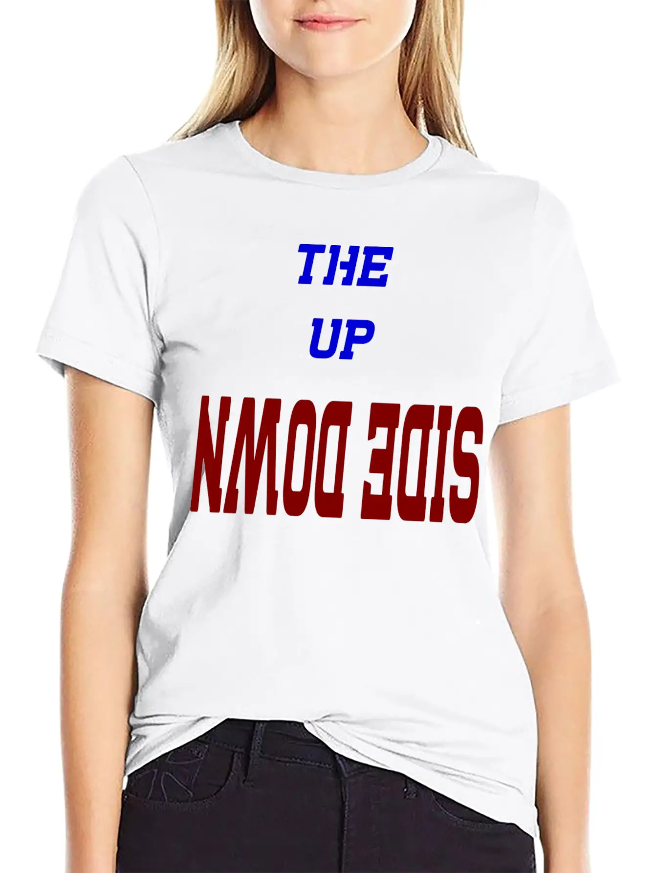 Up Side D Timeless Short Sleeve Tee – Comfy And Minimalist Design
