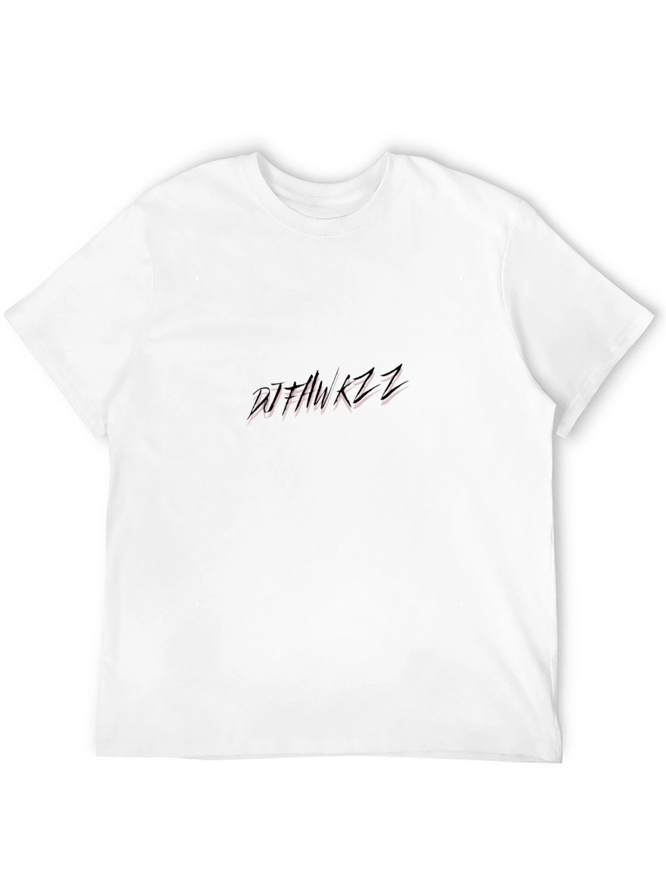 DJ HAWKZZ Graphic Tee - Black Casual T-Shirt