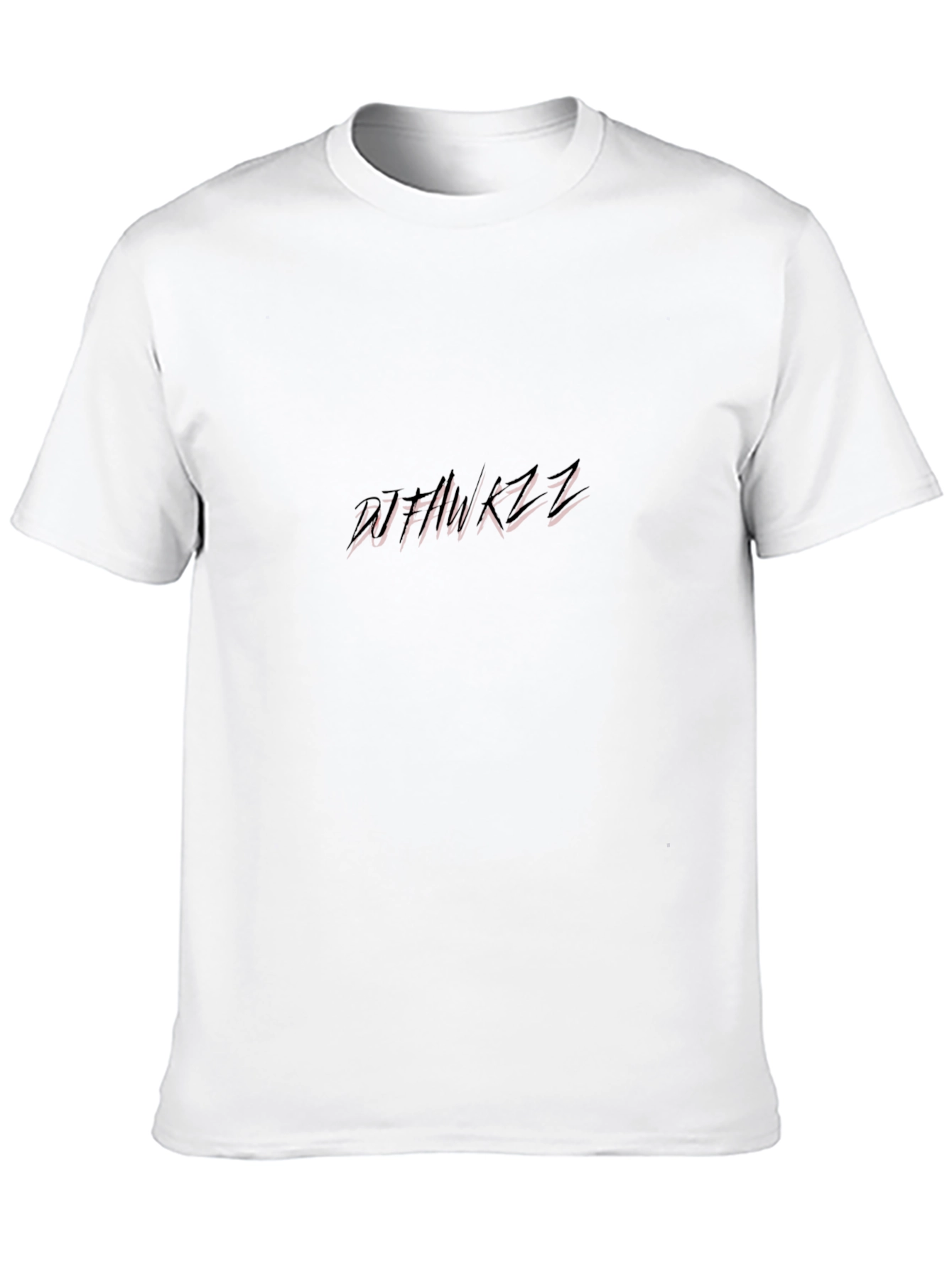 DJ HAWKZZ Graphic Tee - Black Casual T-Shirt