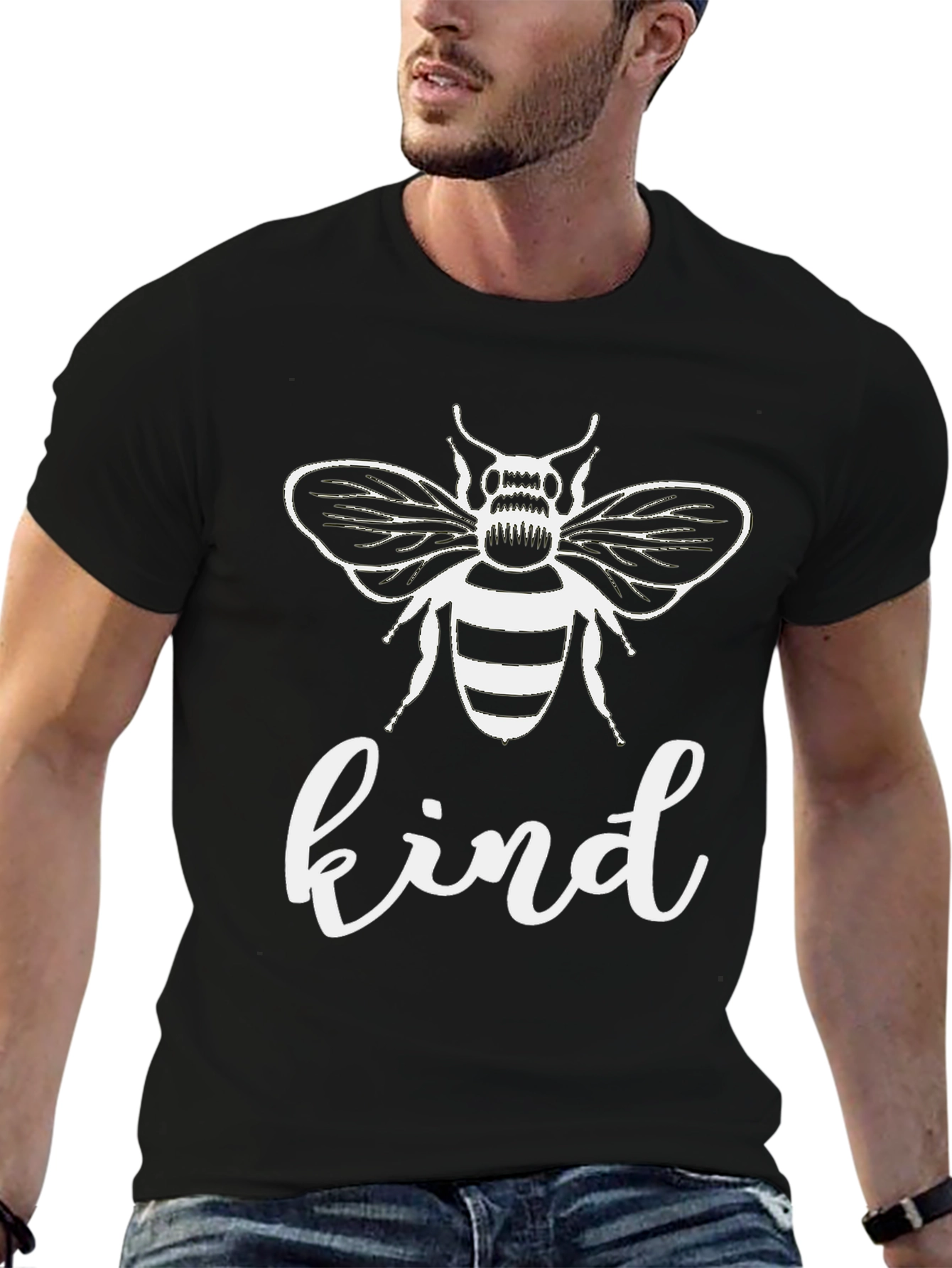 Be Kind Graphic Tee - Unisex Black T-Shirt