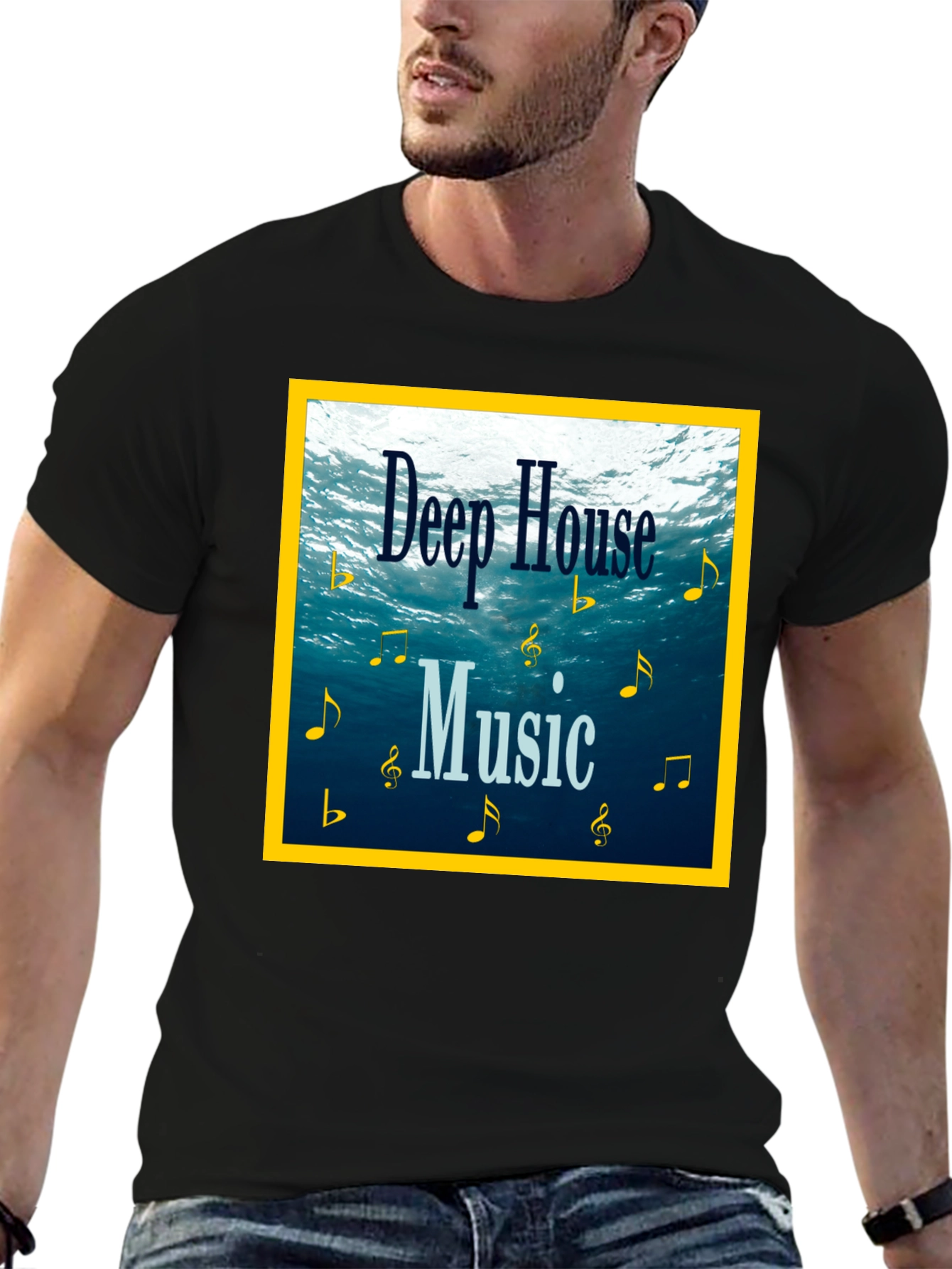 Deep House Music Graphic T-Shirt