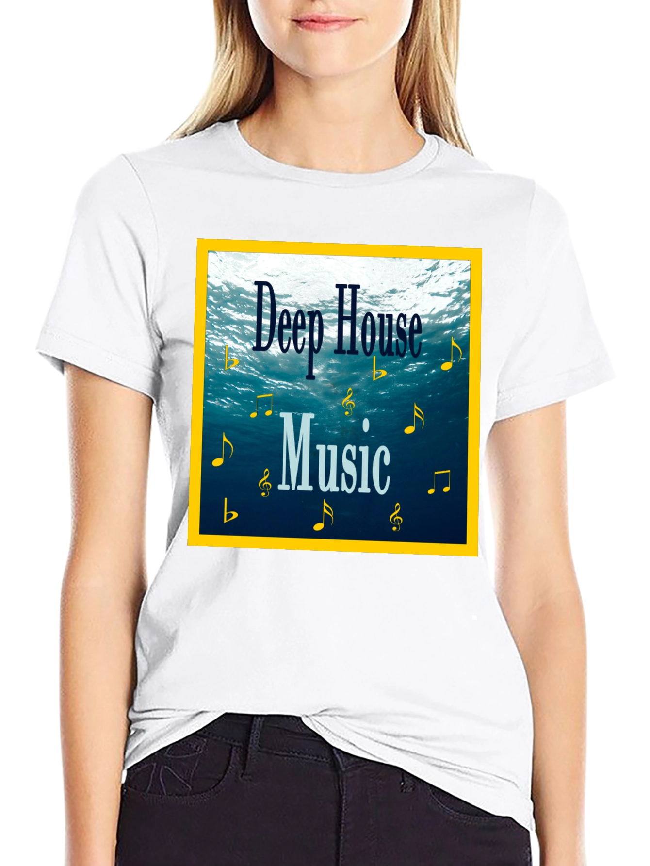 Deep House Music Graphic T-Shirt