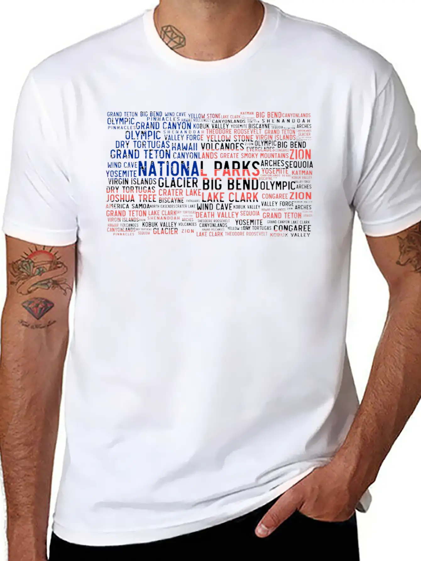 Us National Parks, Bear National Park Essential Unisex Summer Tee – Soft Cotton Casual Fit