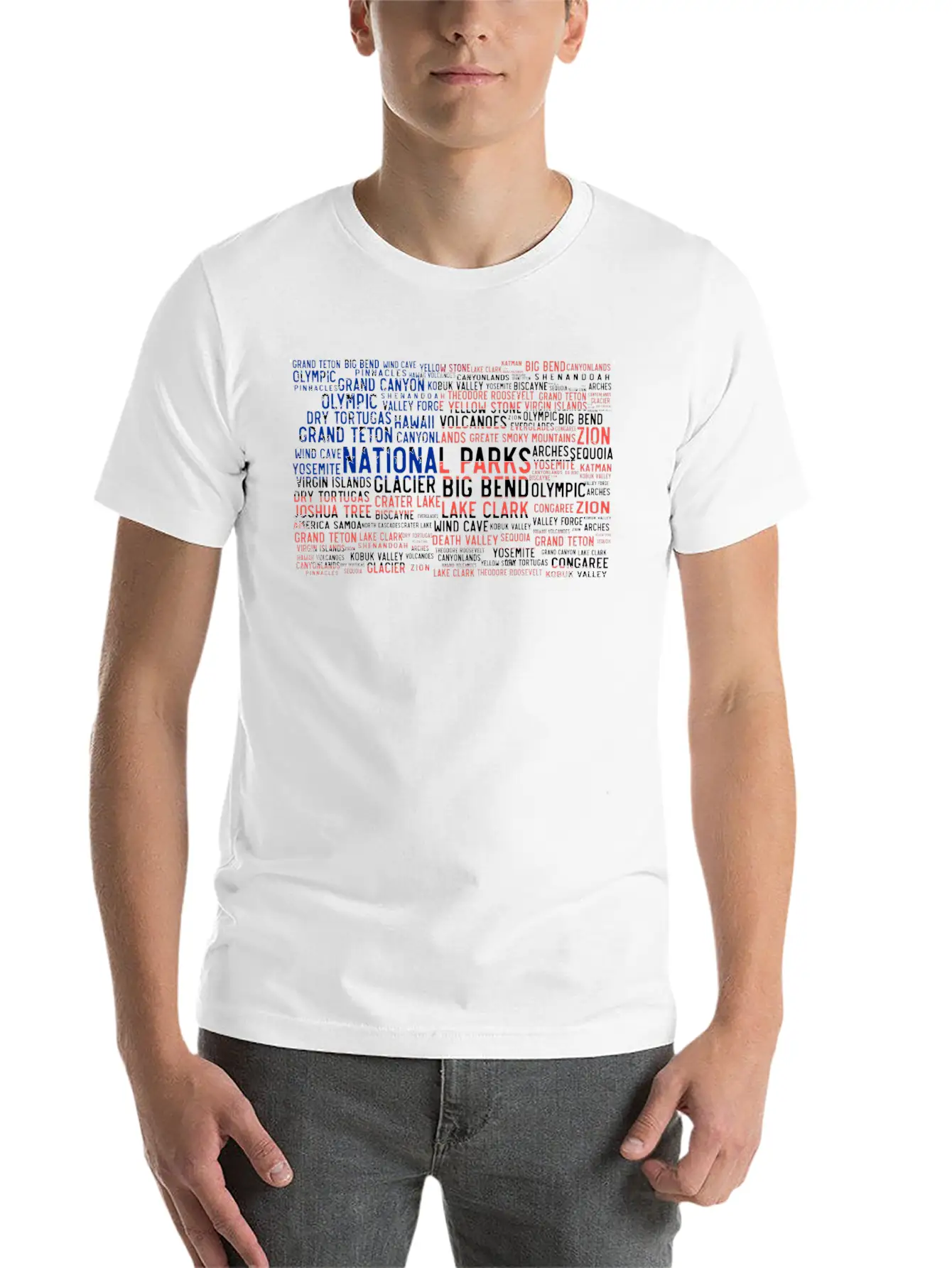 Us National Parks, Bear National Park Essential Unisex Summer Tee – Soft Cotton Casual Fit