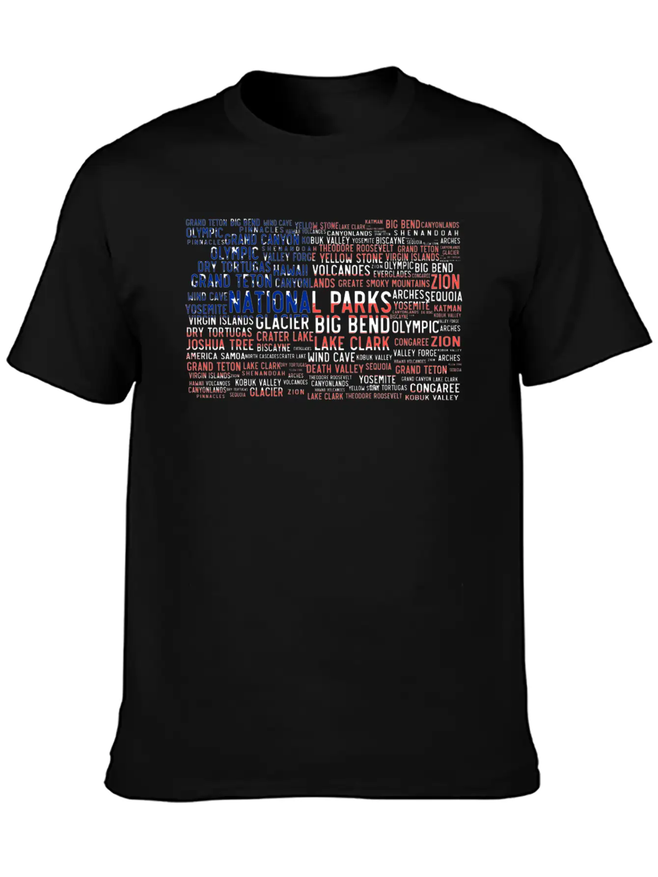 Us National Parks, Bear National Park Essential Unisex Summer Tee – Soft Cotton Casual Fit