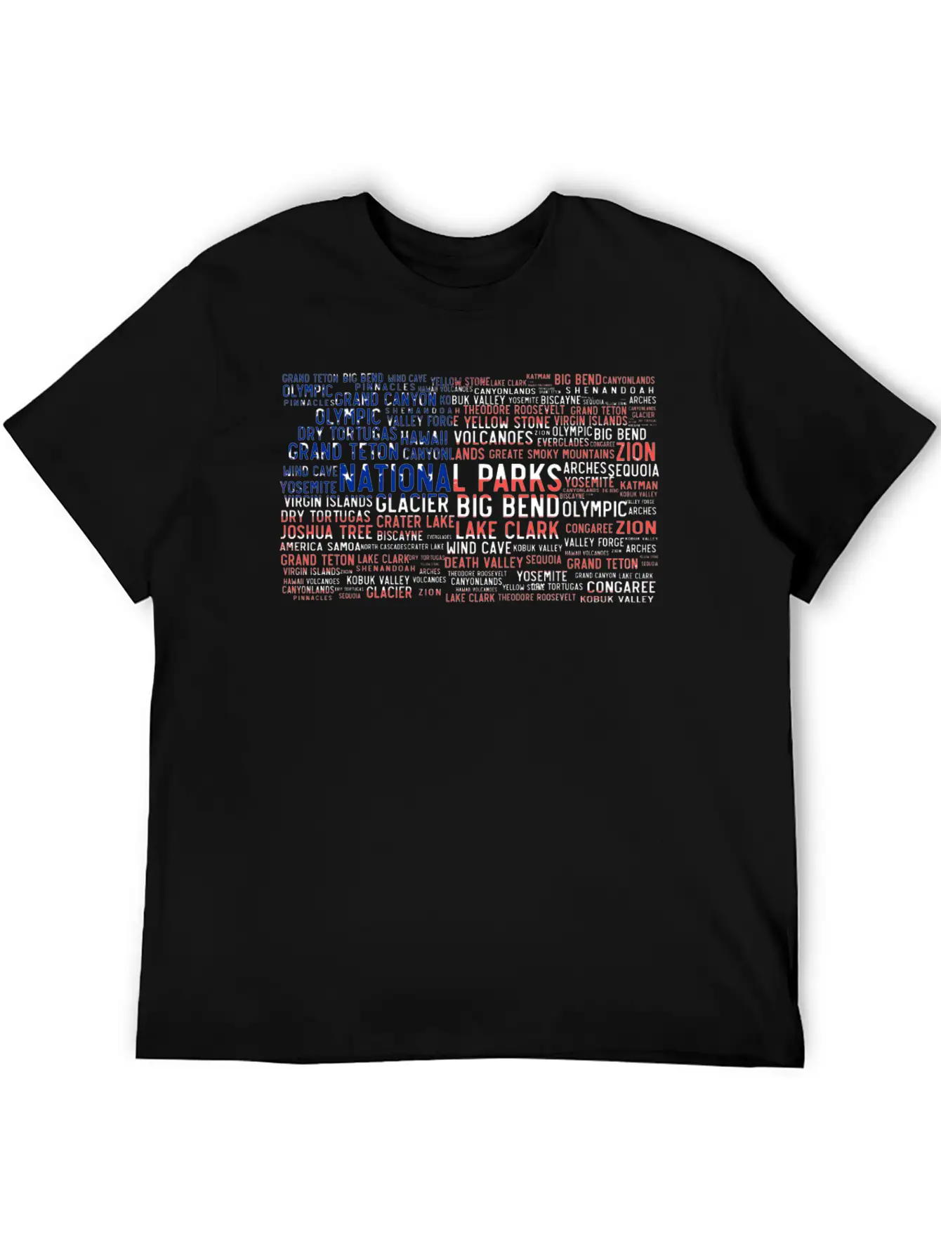 Us National Parks, Bear National Park Essential Unisex Summer Tee – Soft Cotton Casual Fit