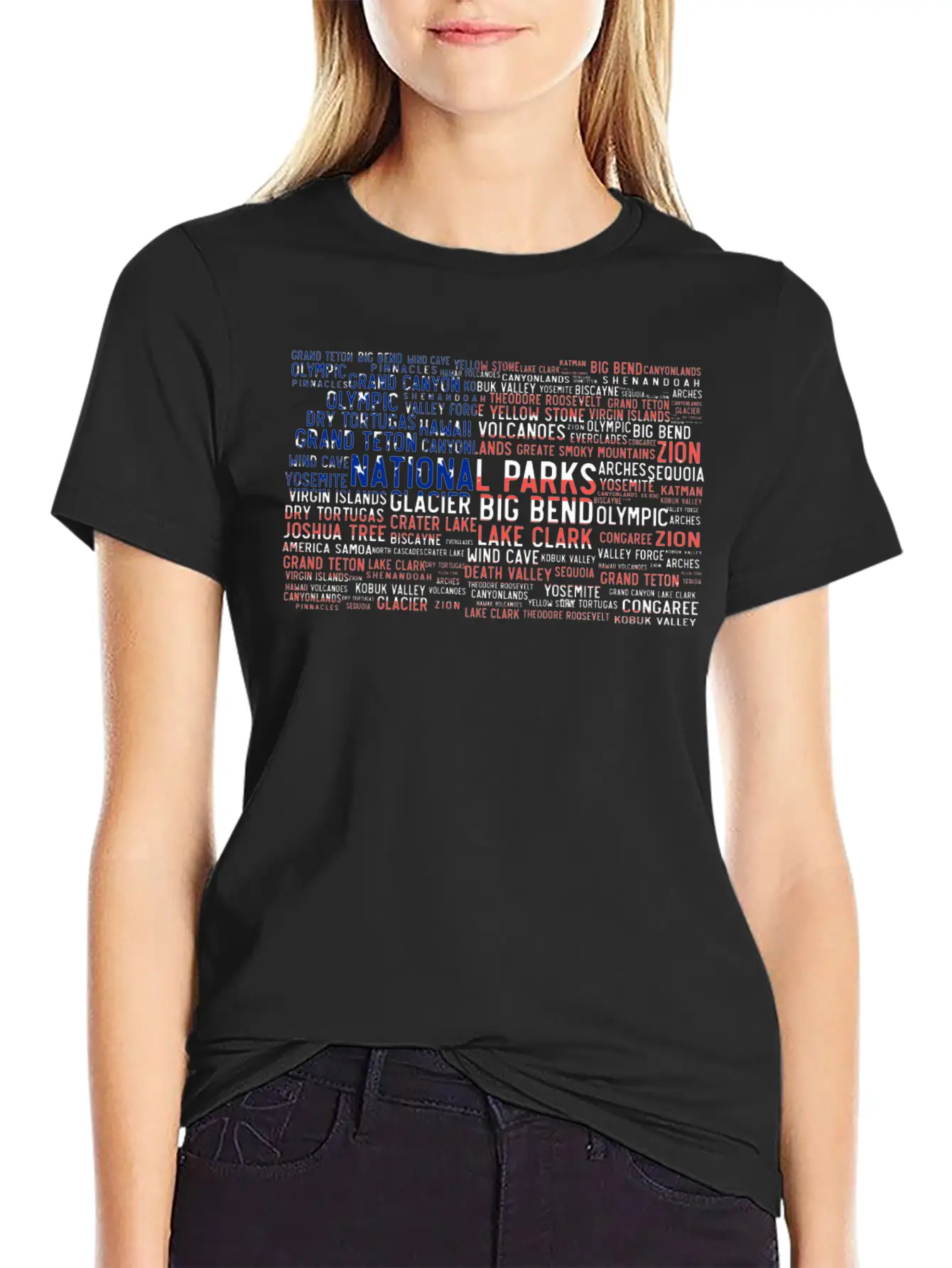 Us National Parks, Bear National Park Essential Unisex Summer Tee – Soft Cotton Casual Fit