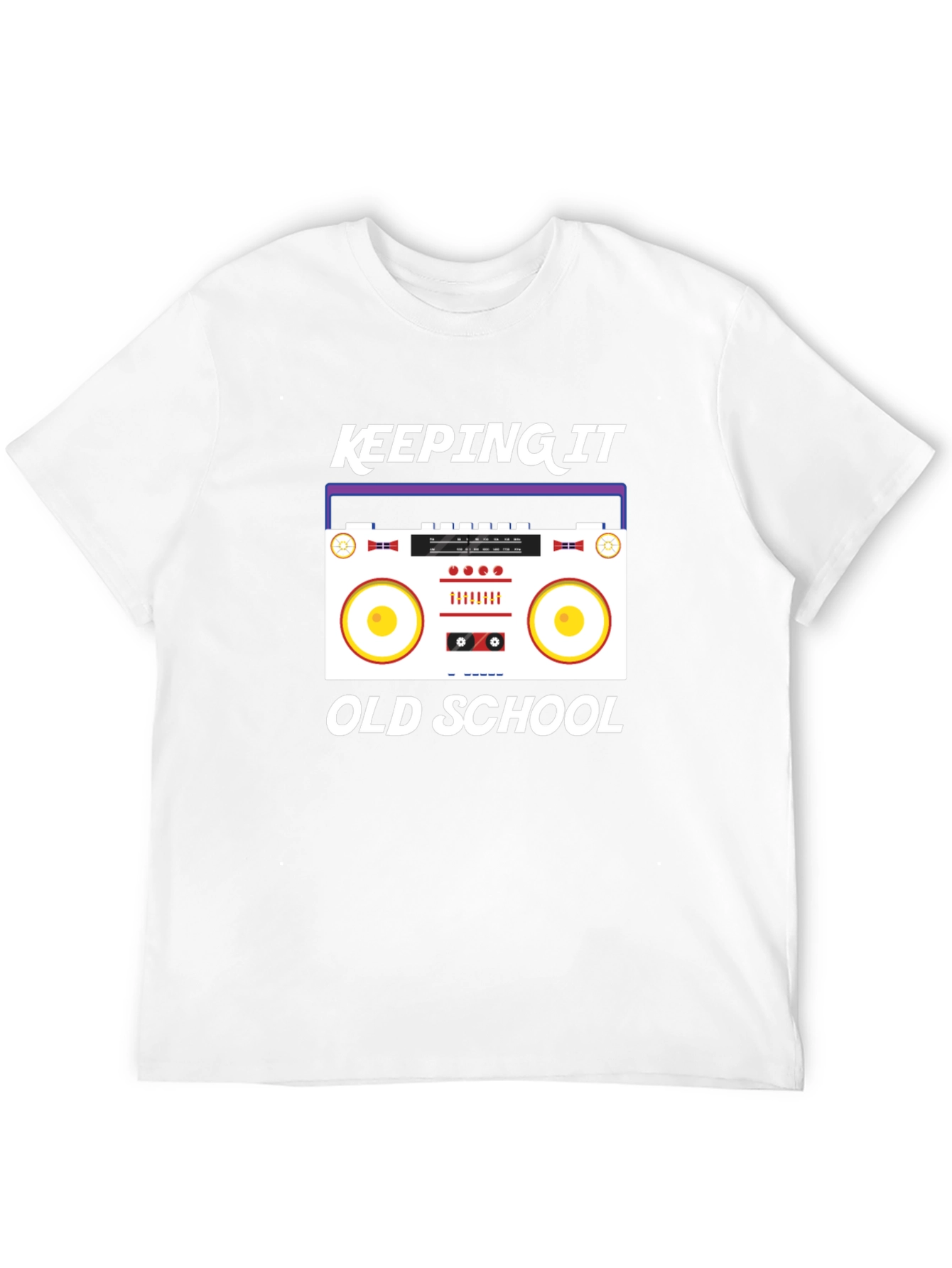 Keeping It Old School Black Graphic Tee