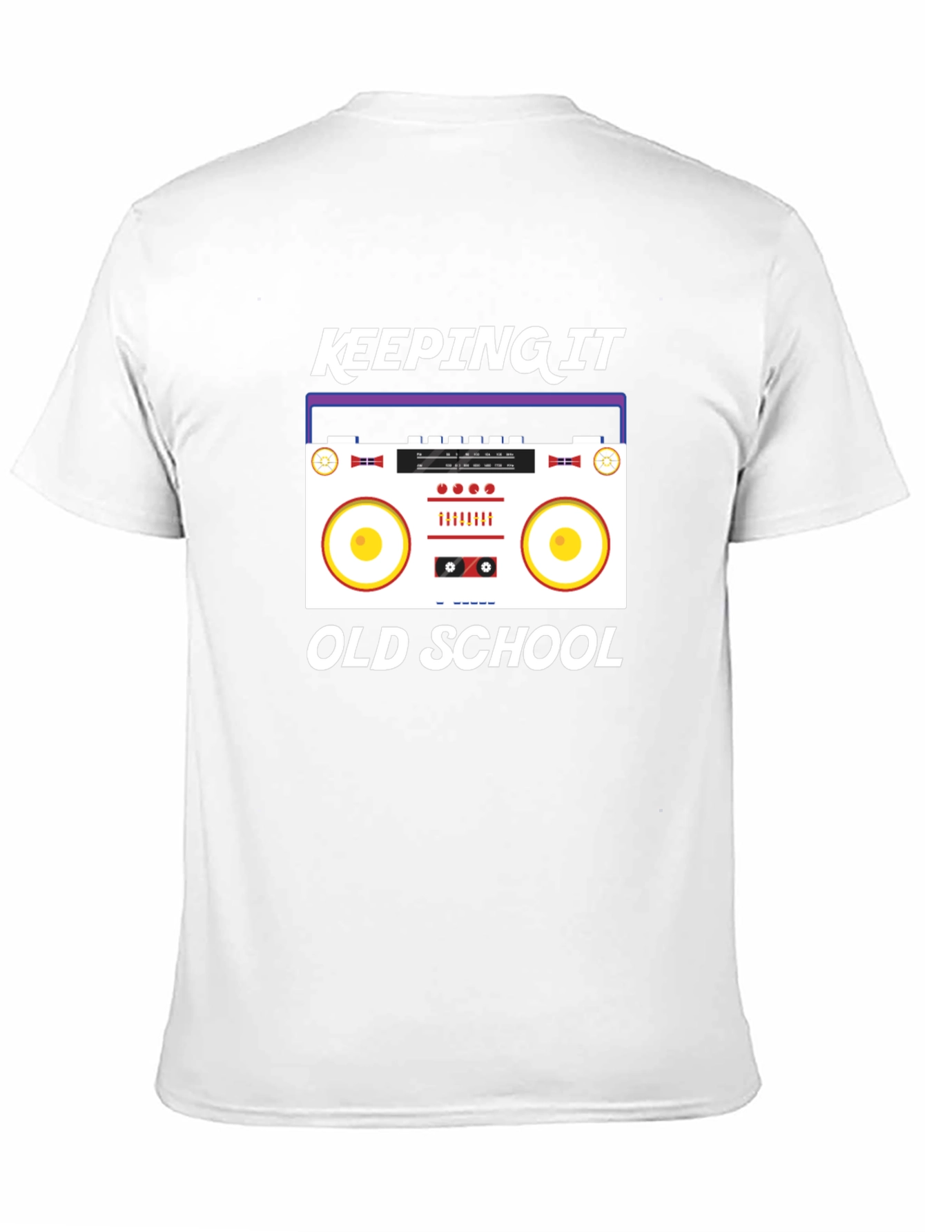 Keeping It Old School Black Graphic Tee