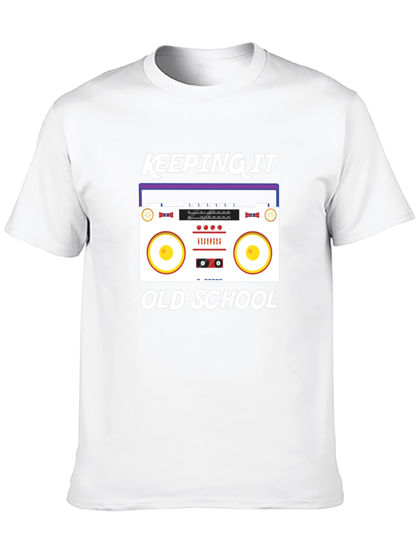 Keeping It Old School Black Graphic Tee