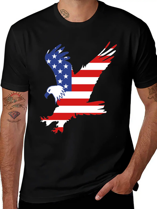 USA Eagle Stylish Everyday T-Shirt – Unisex Basic Cotton Tee