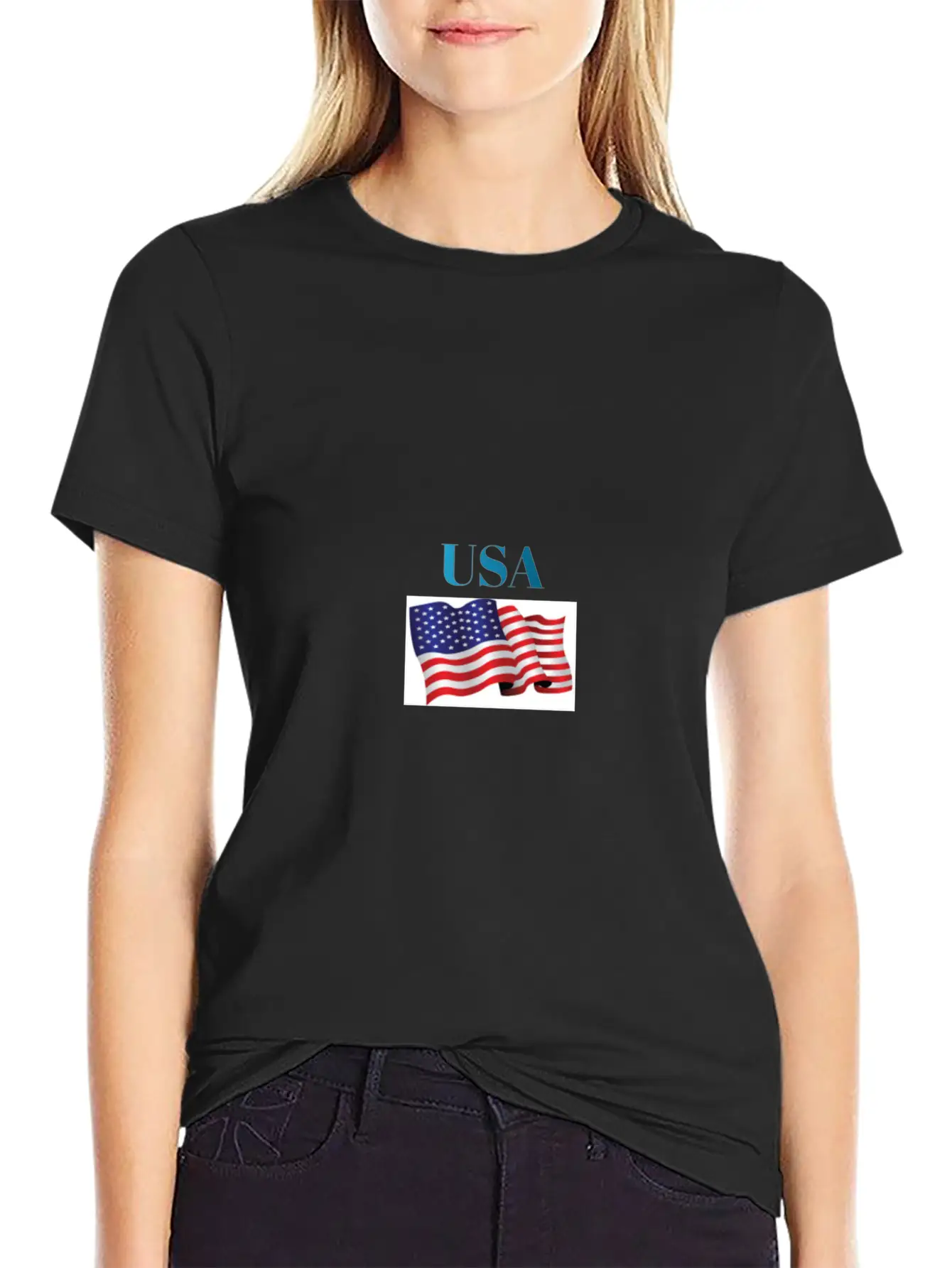 USA Flag Timeless Short Sleeve Tee – Comfy And Minimalist Design
