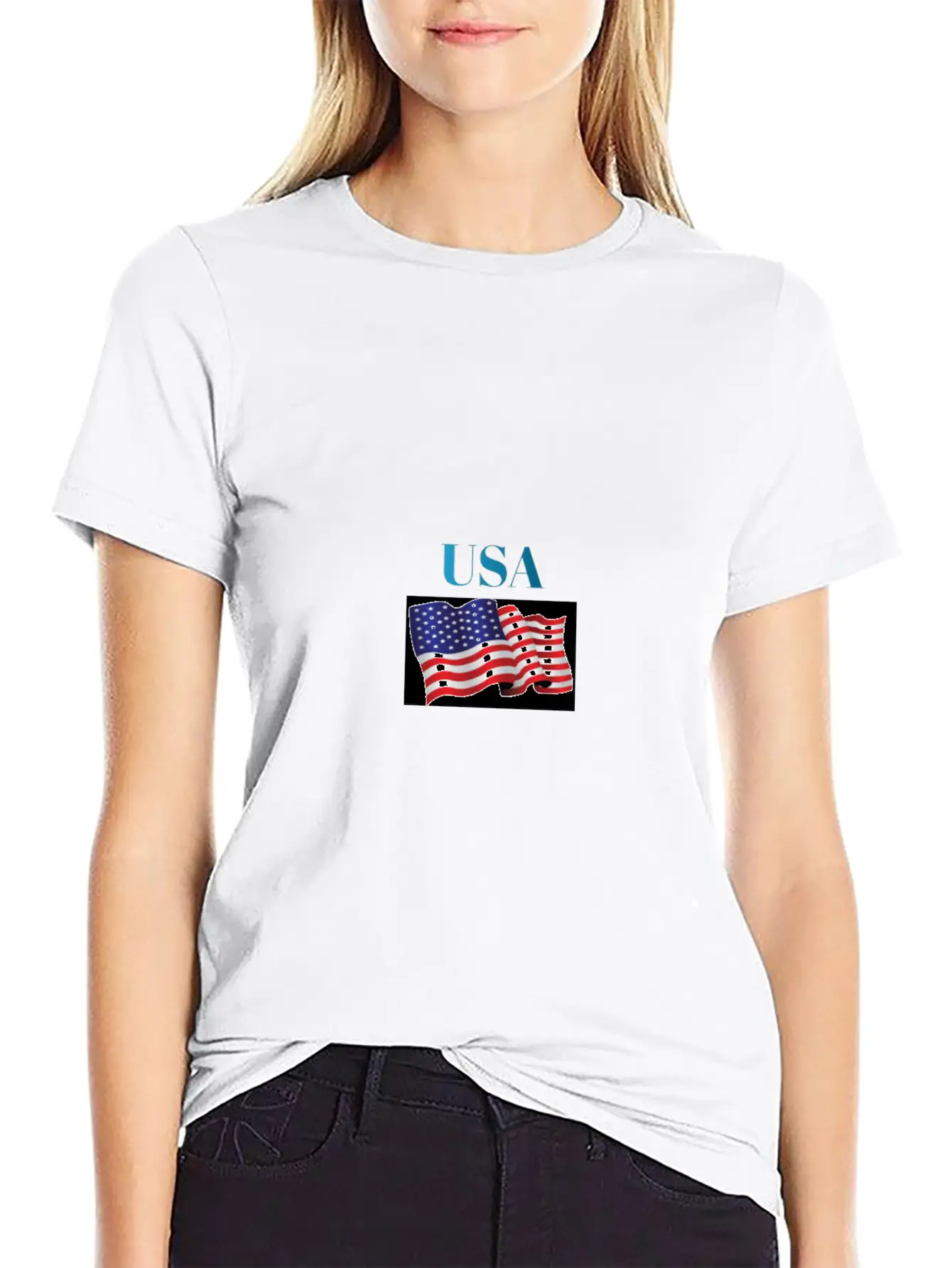 USA Flag Timeless Short Sleeve Tee – Comfy And Minimalist Design