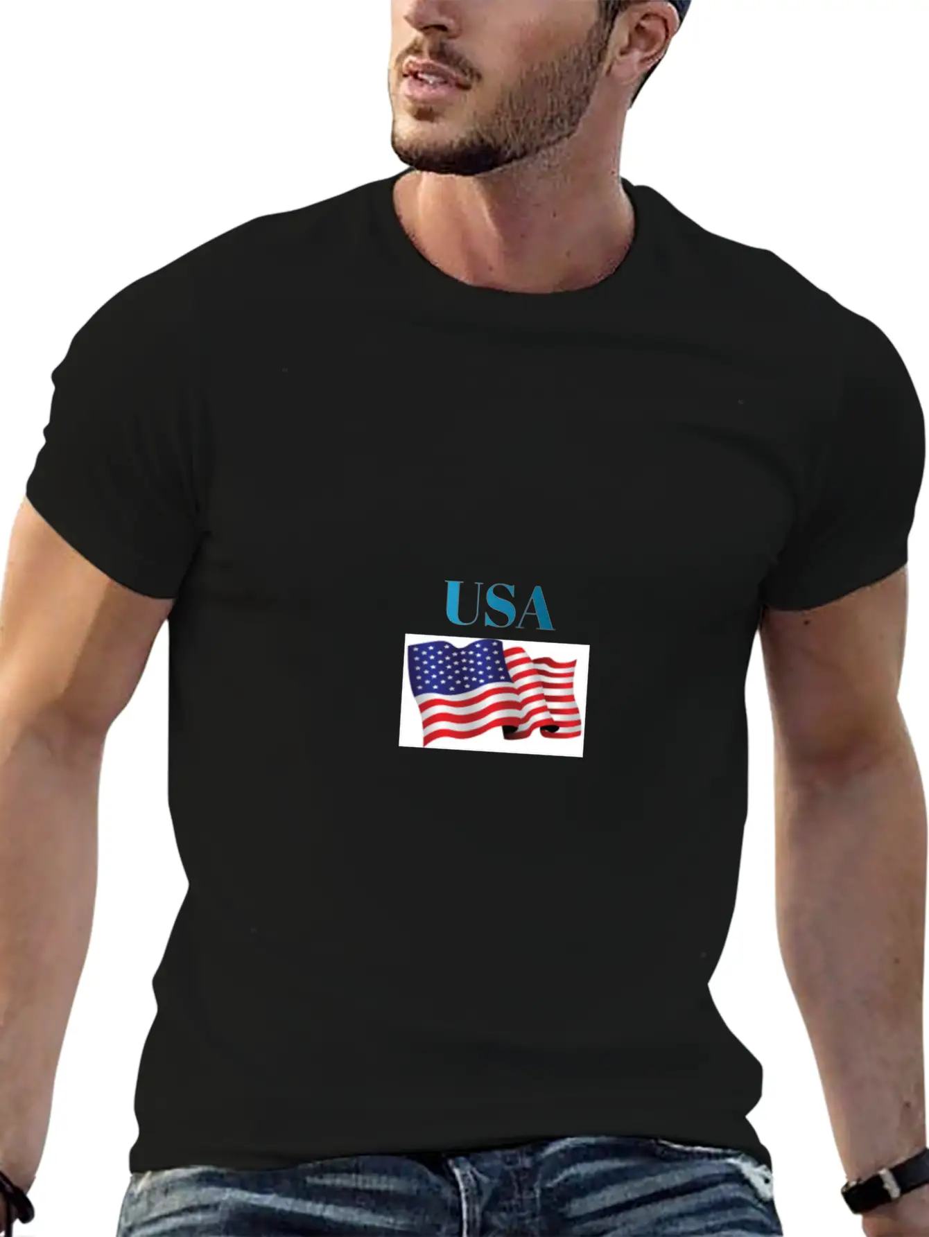 USA Flag Timeless Short Sleeve Tee – Comfy And Minimalist Design