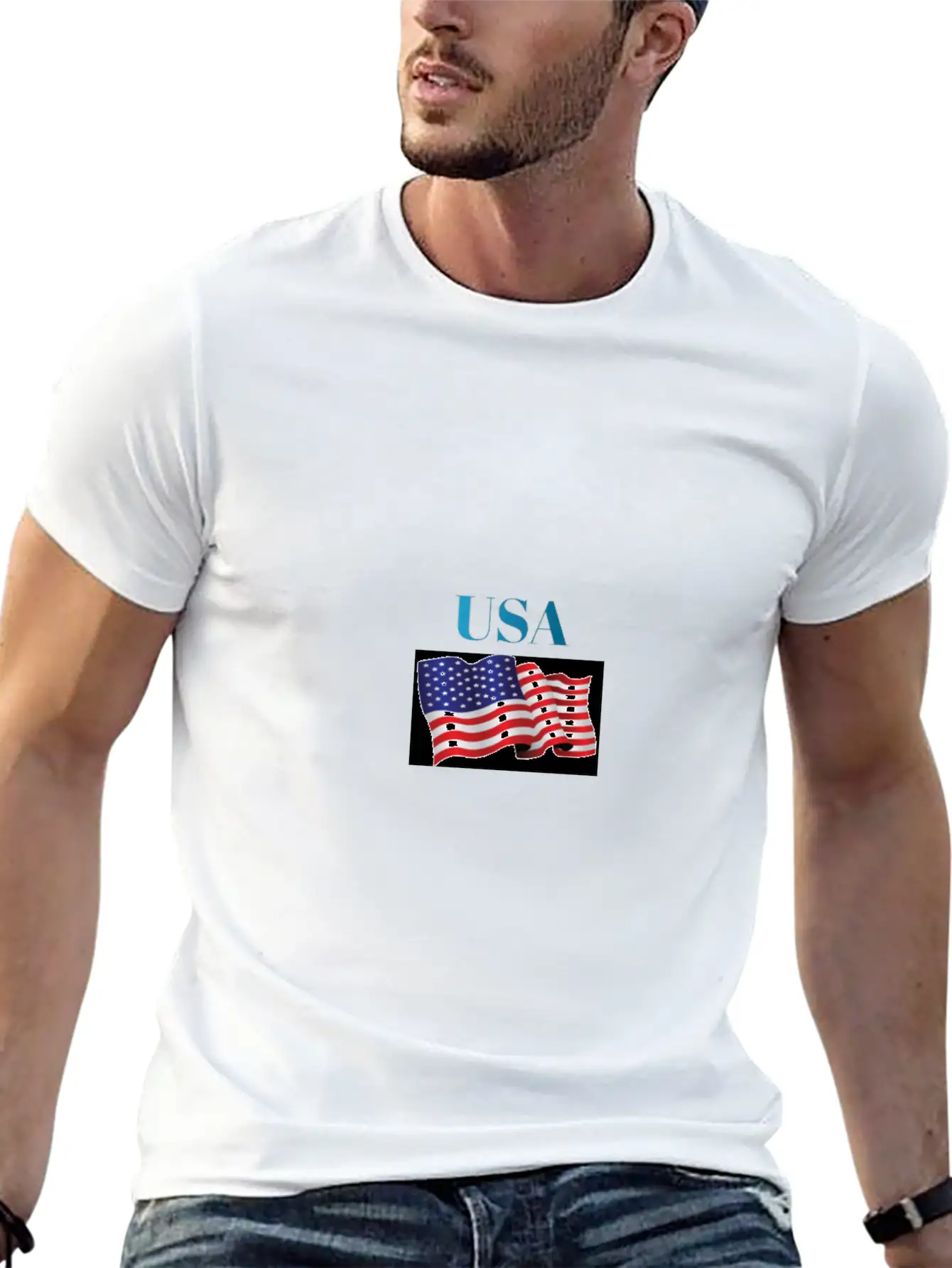 USA Flag Timeless Short Sleeve Tee – Comfy And Minimalist Design