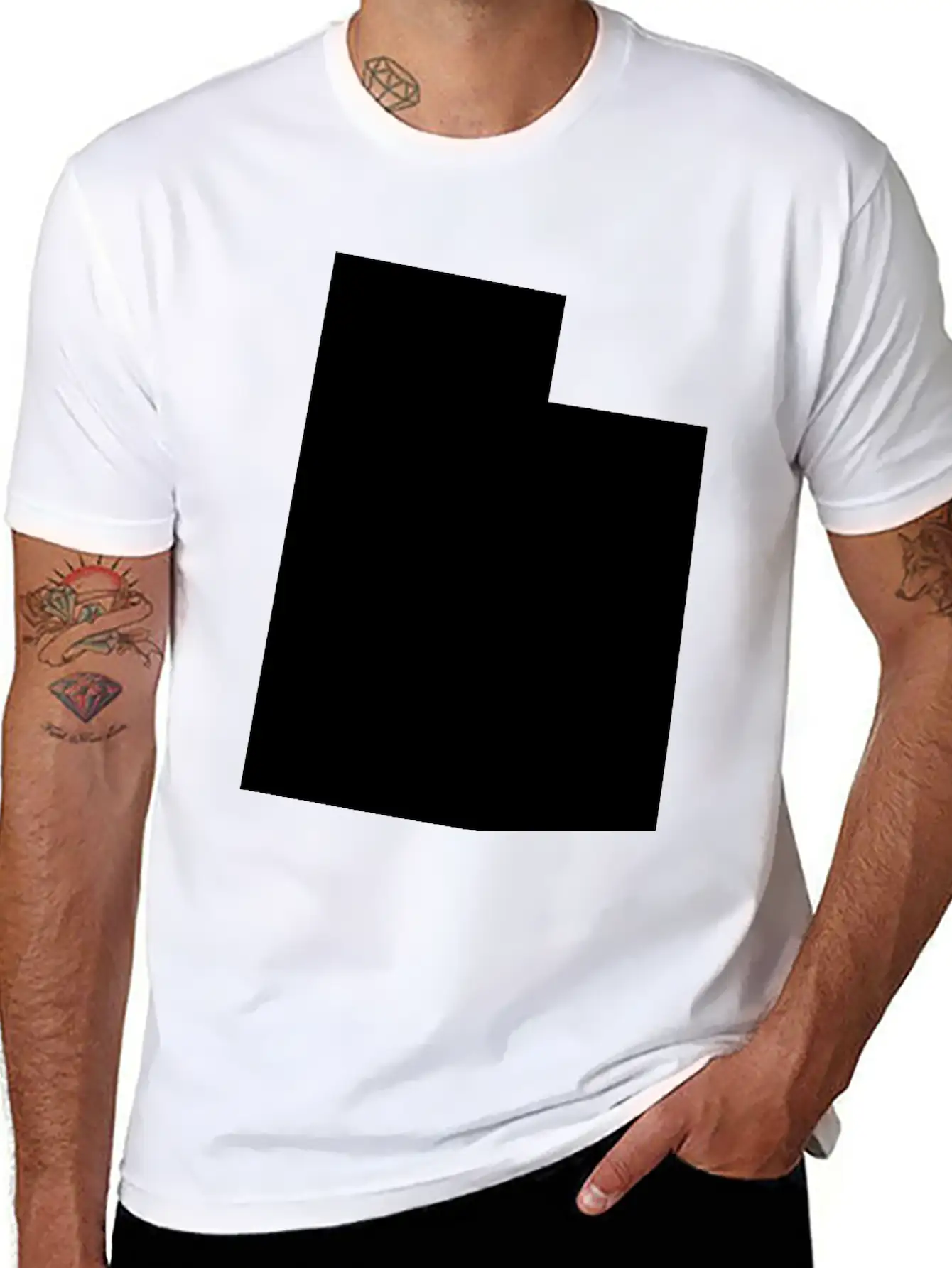 Utah Unisex Short Sleeve Soft Cotton T-Shirt – Casual Everyday Wear