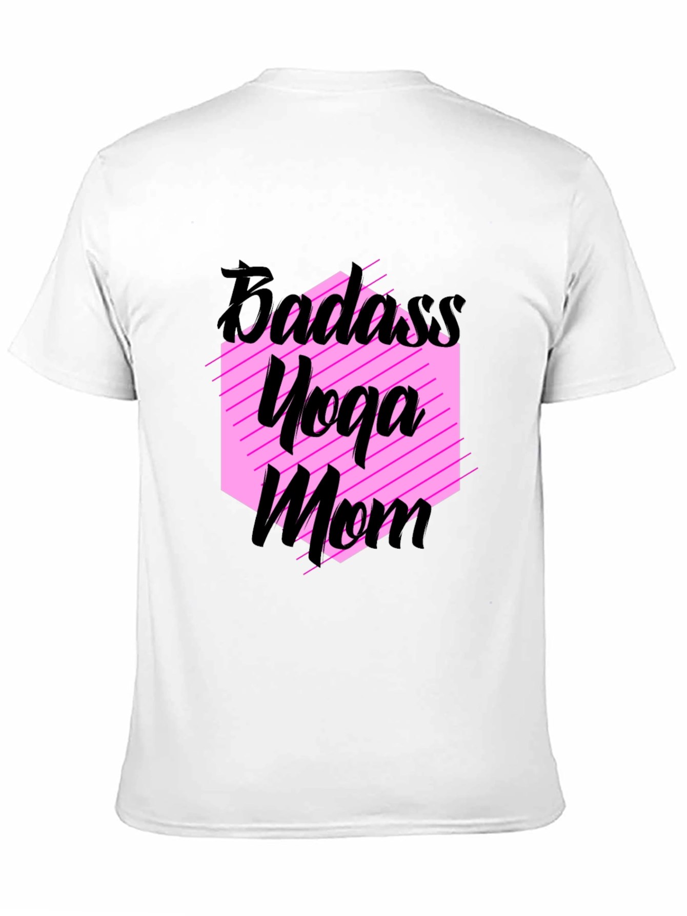 Badass Yoga Mom Black T-Shirt