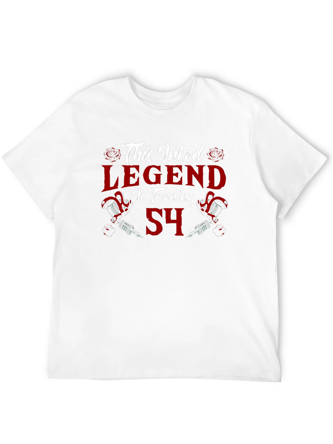 Inked Legend Turning 54 Tattoo T-Shirt