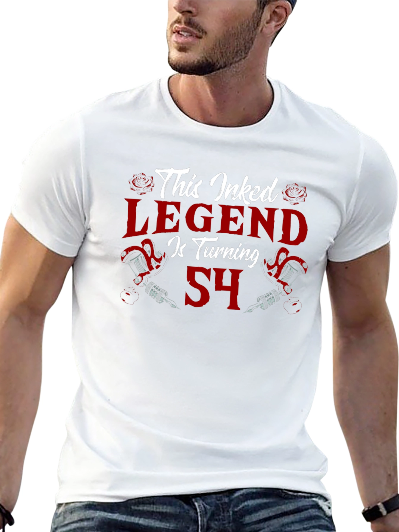 Inked Legend Turning 54 Tattoo T-Shirt