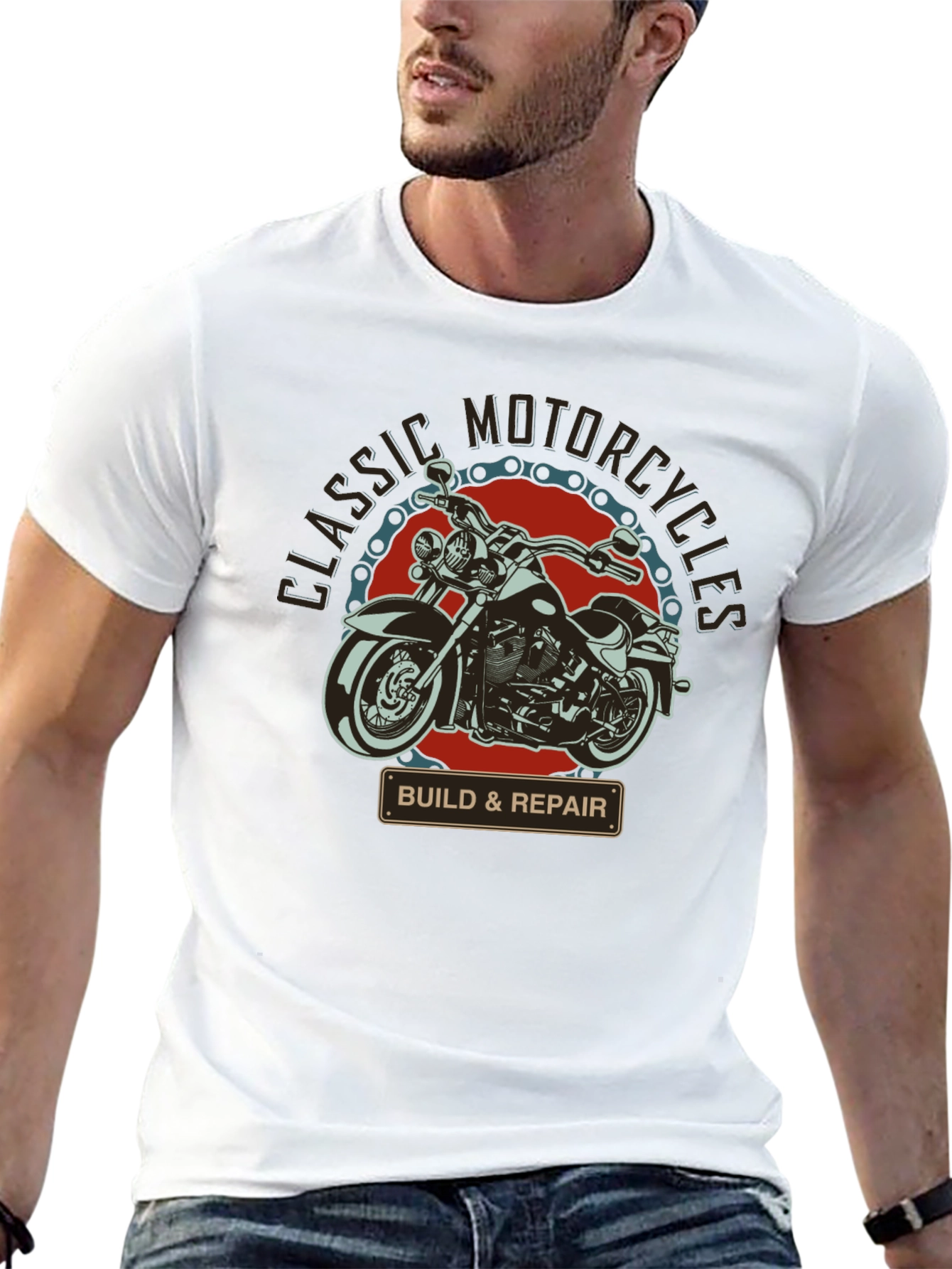 Classic Motorcycles Build & Repair T-Shirt