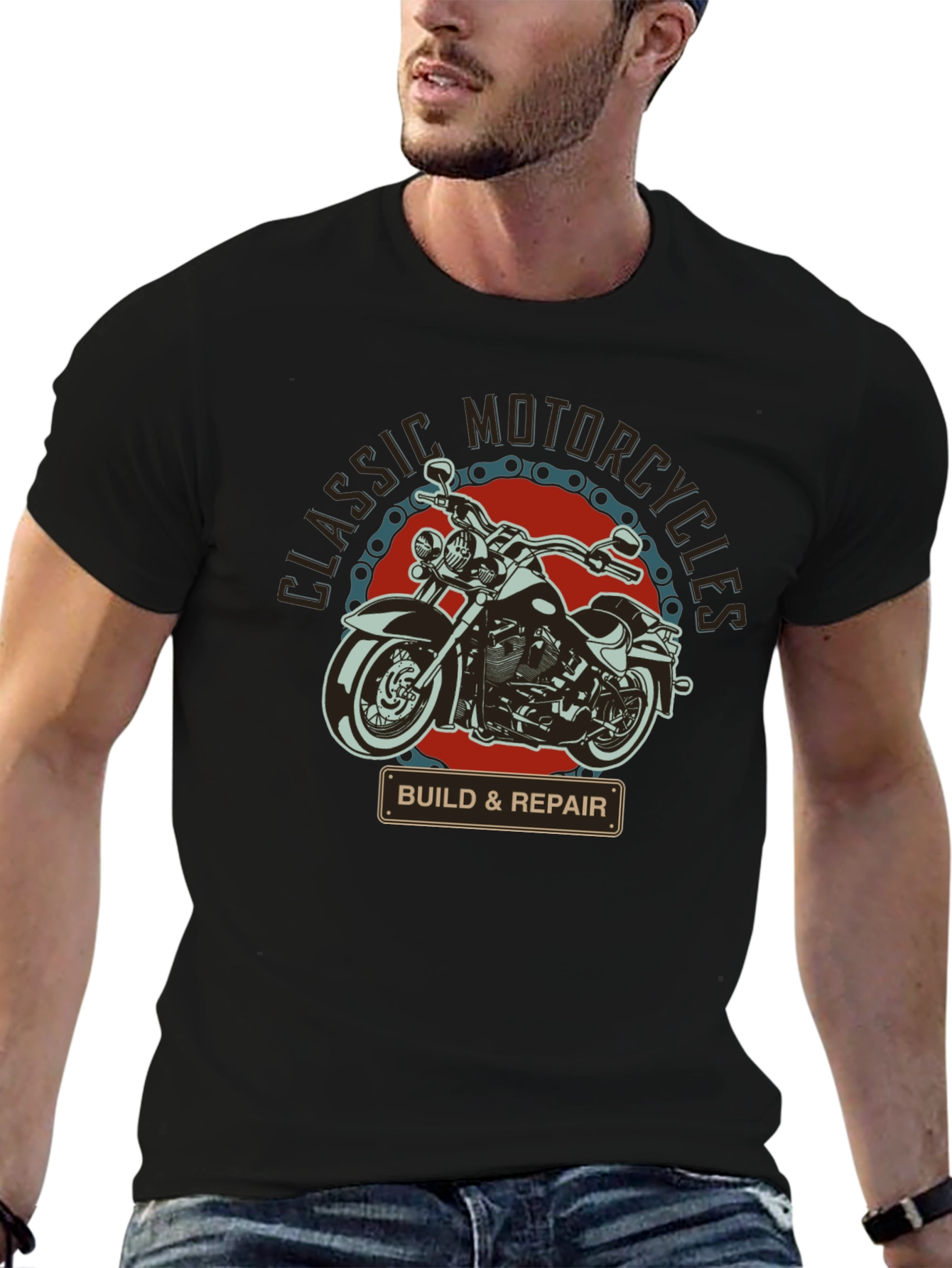 Classic Motorcycles Build & Repair T-Shirt