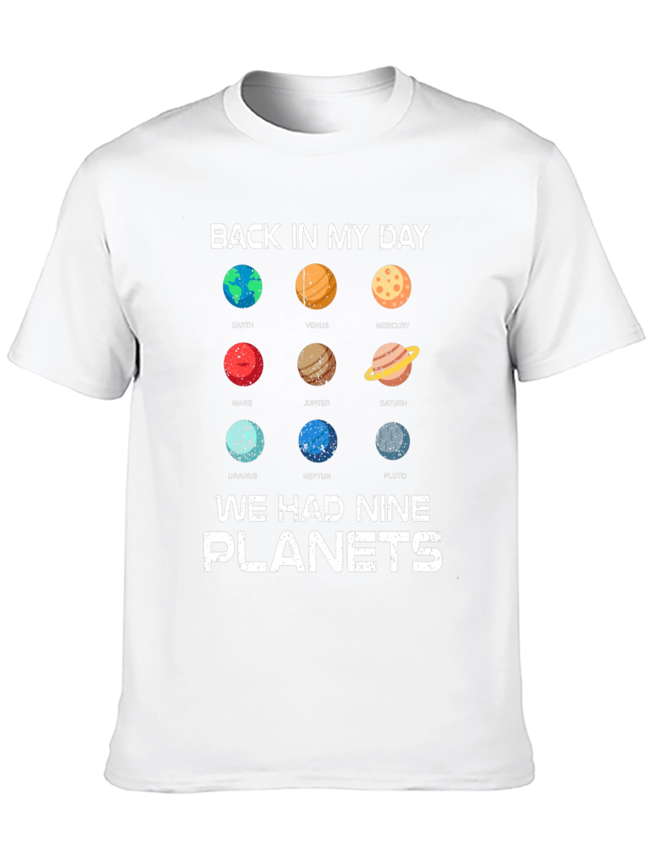 Back In My Day Planets Graphic Tee