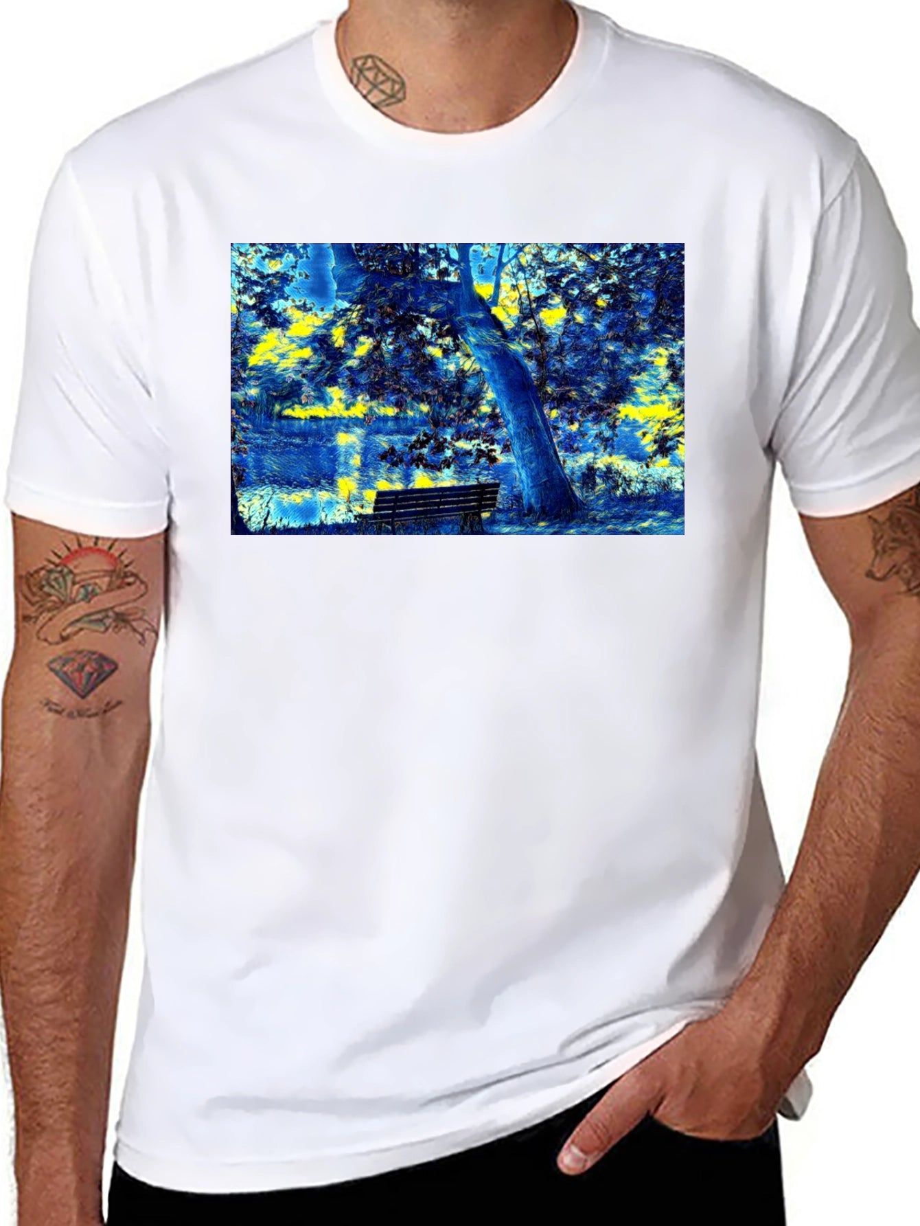 Bench by the Lake T-Shirt