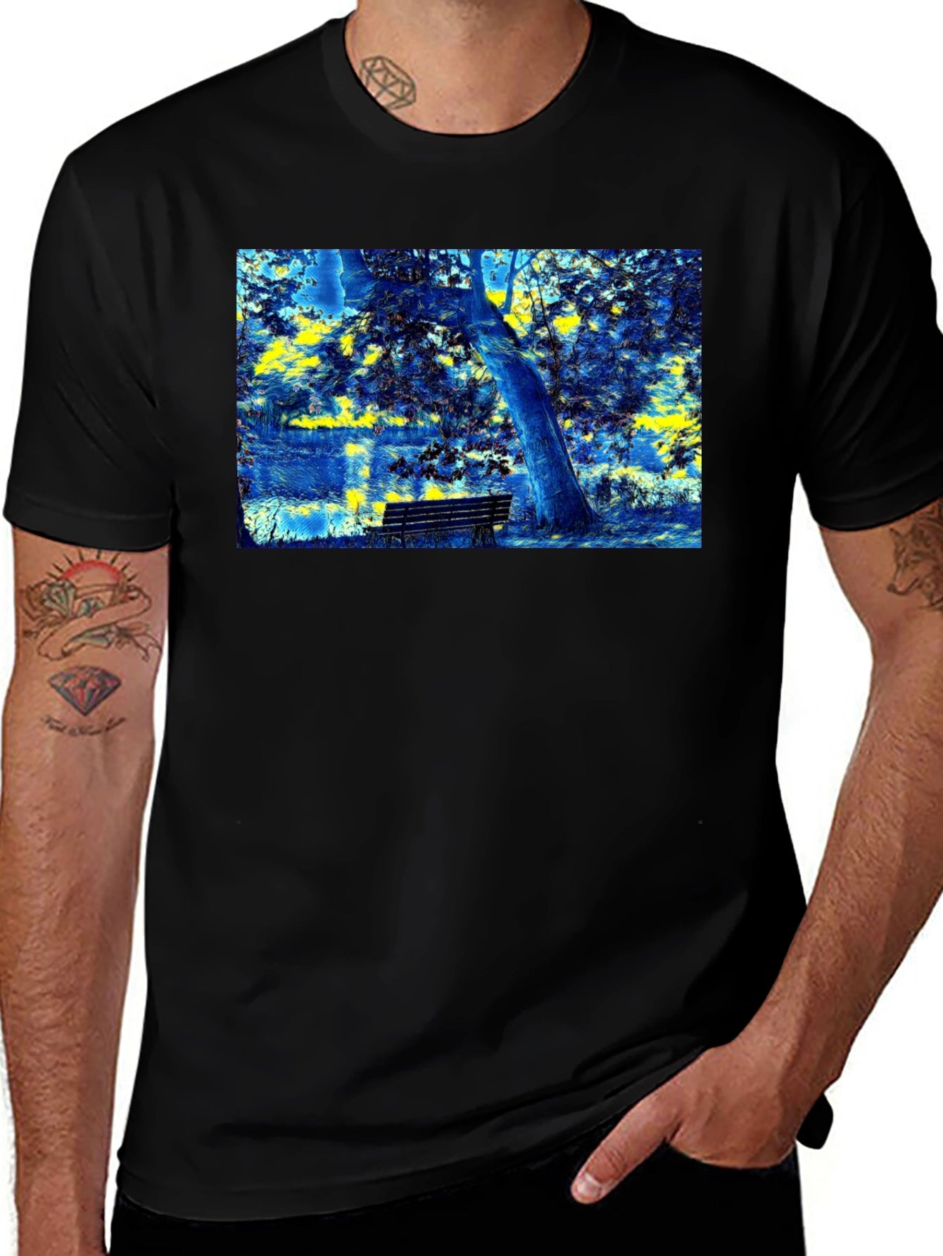 Bench by the Lake T-Shirt
