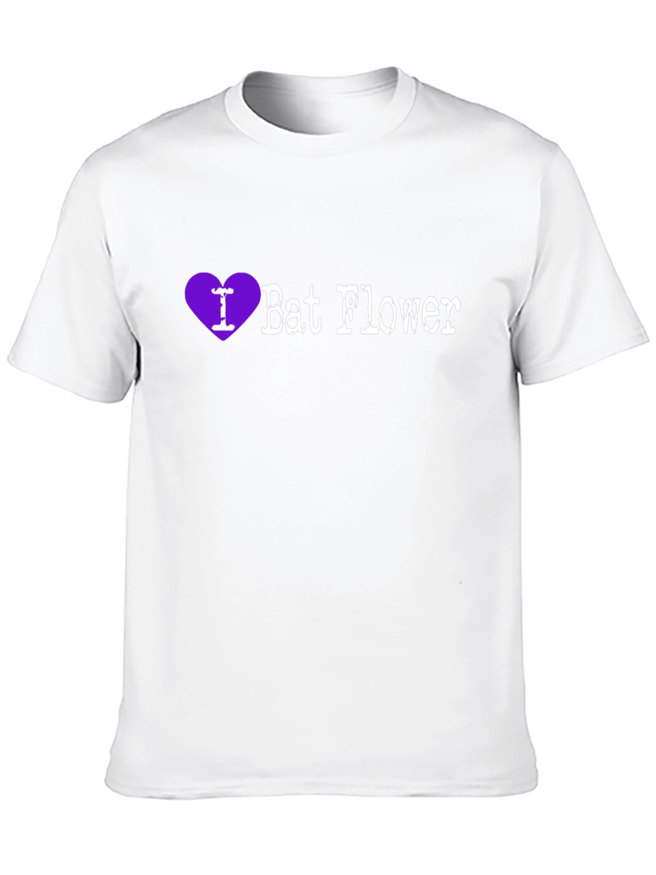 I Heart Bat Flower T-Shirt