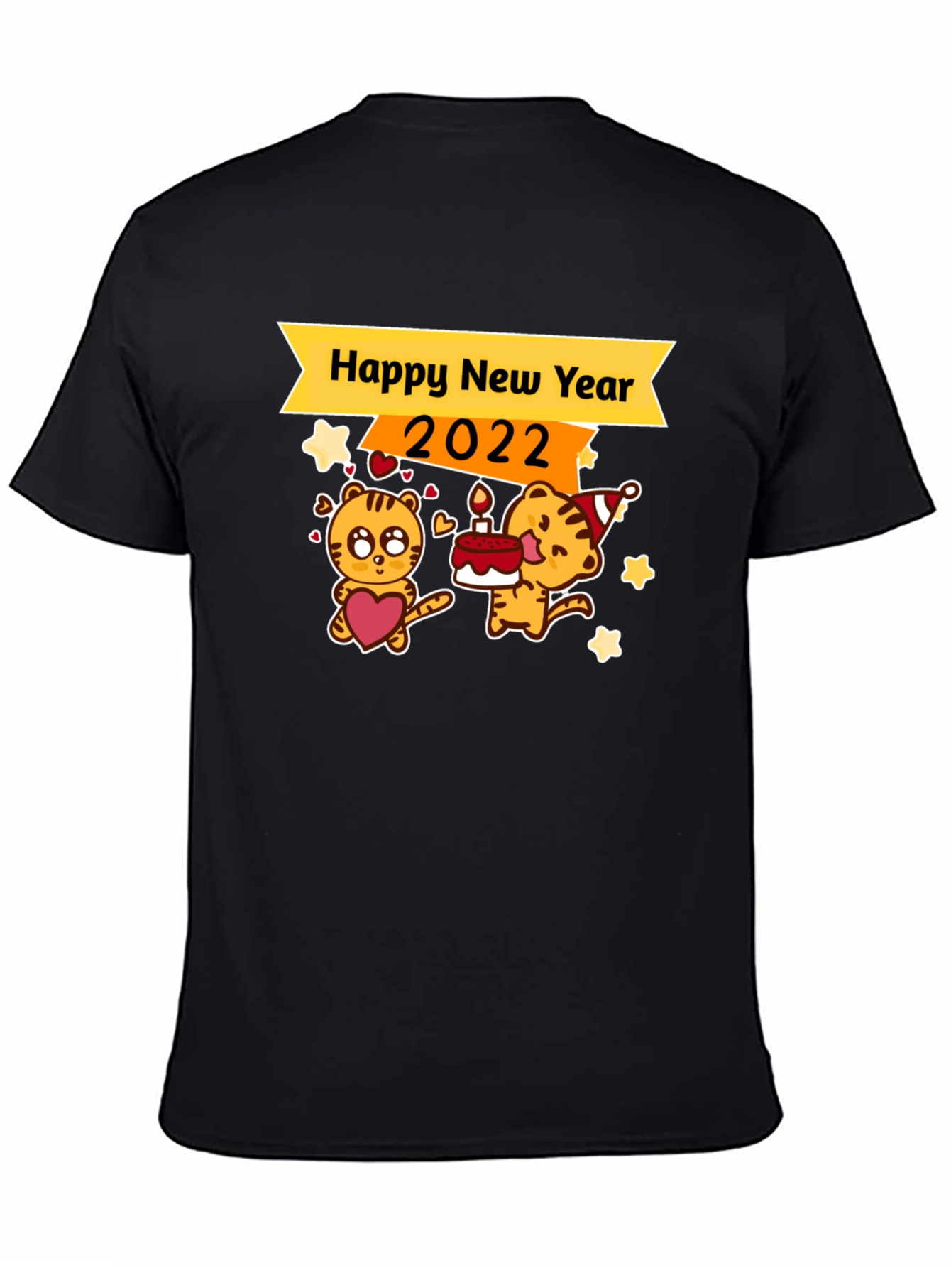 Happy New Year 2022 Tiger Graphic Tee