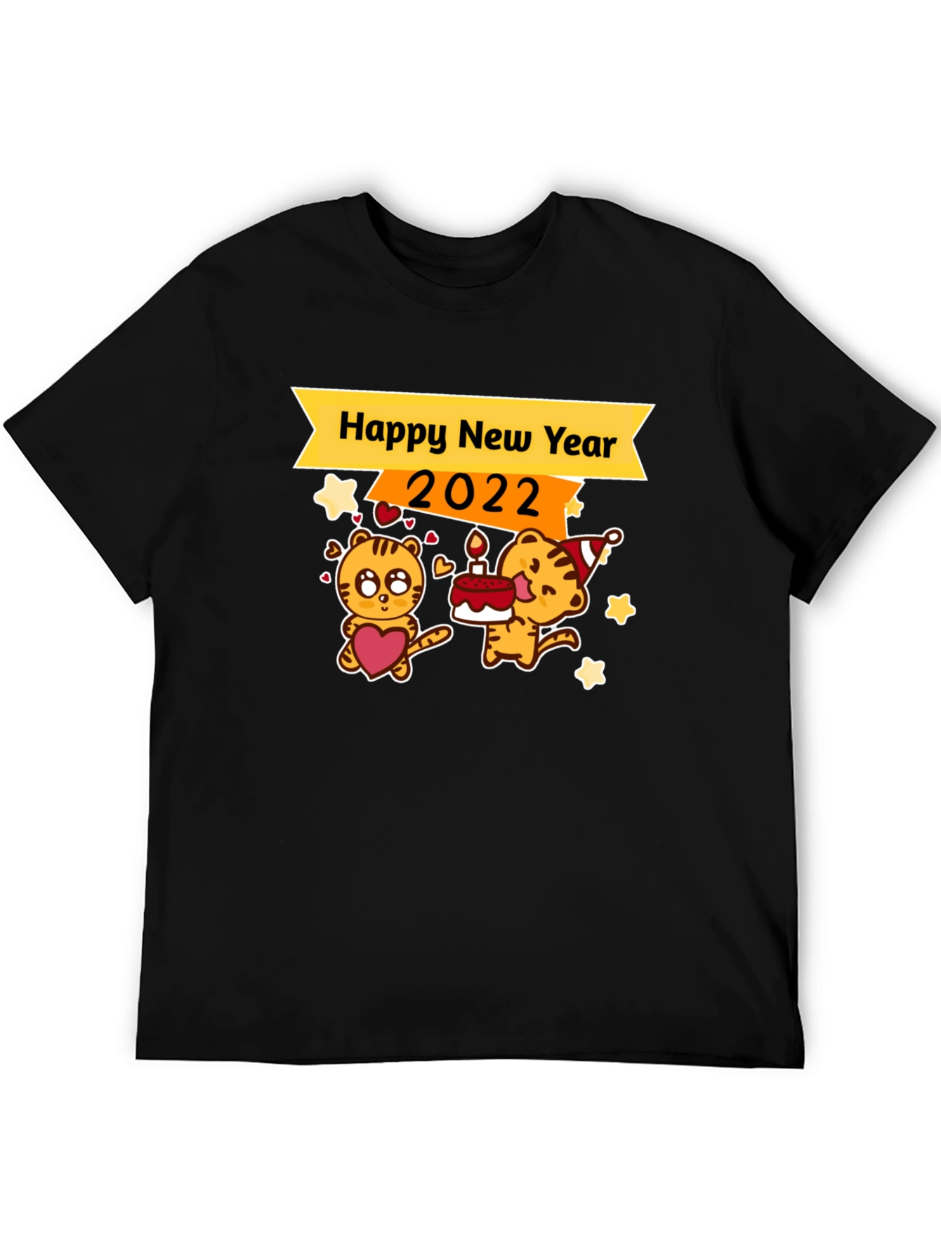 Happy New Year 2022 Tiger Graphic Tee