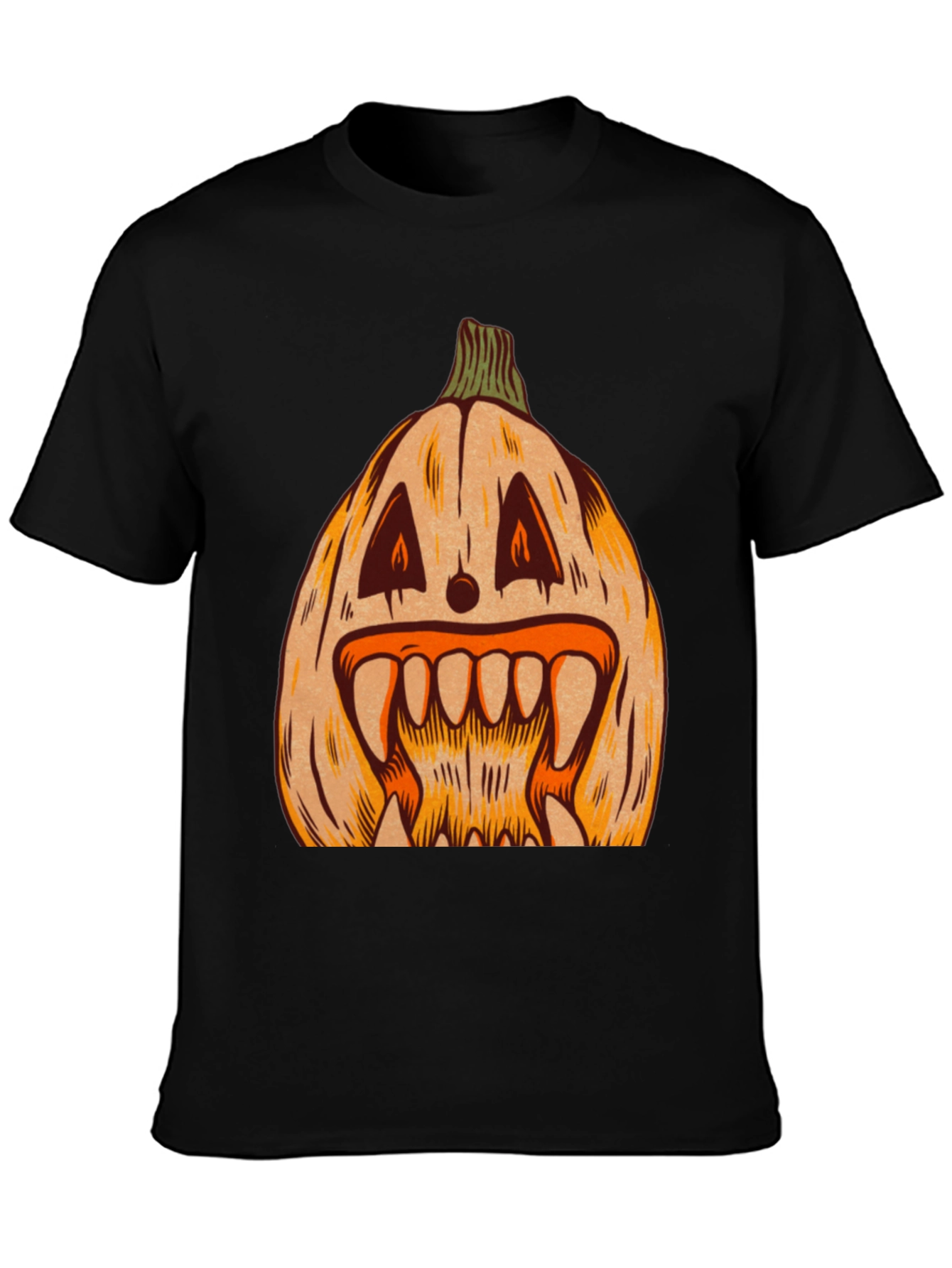 Spooky Pumpkin Graphic Tee - Halloween Shirt