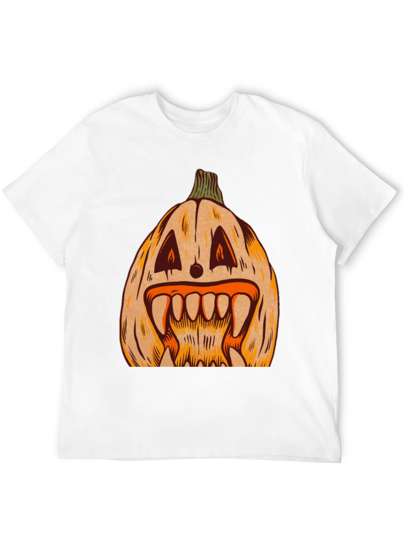 Spooky Pumpkin Graphic Tee - Halloween Shirt